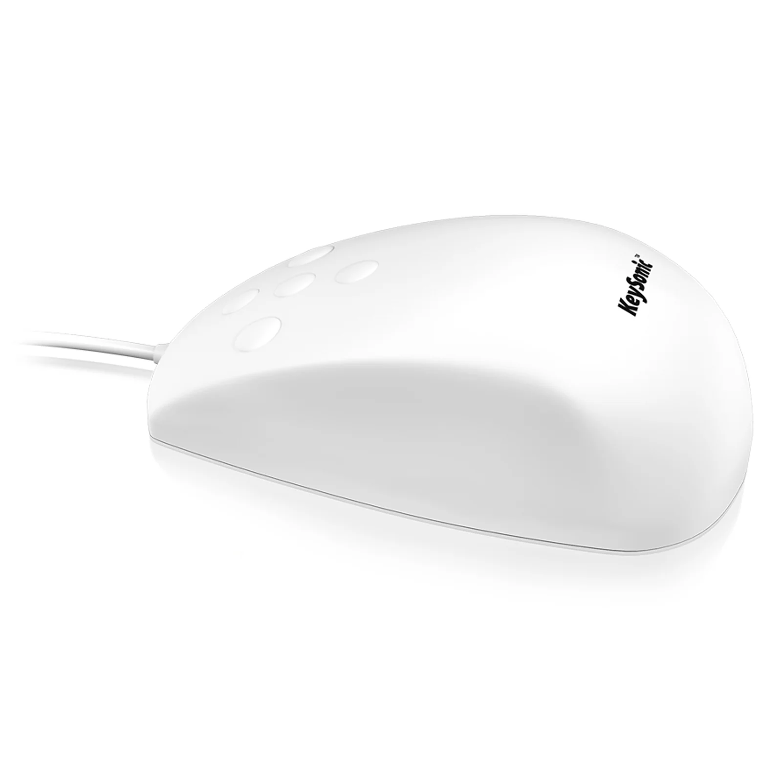 KeySonic KSM-3020M-W souris Bureau Ambidextre USB Type-A