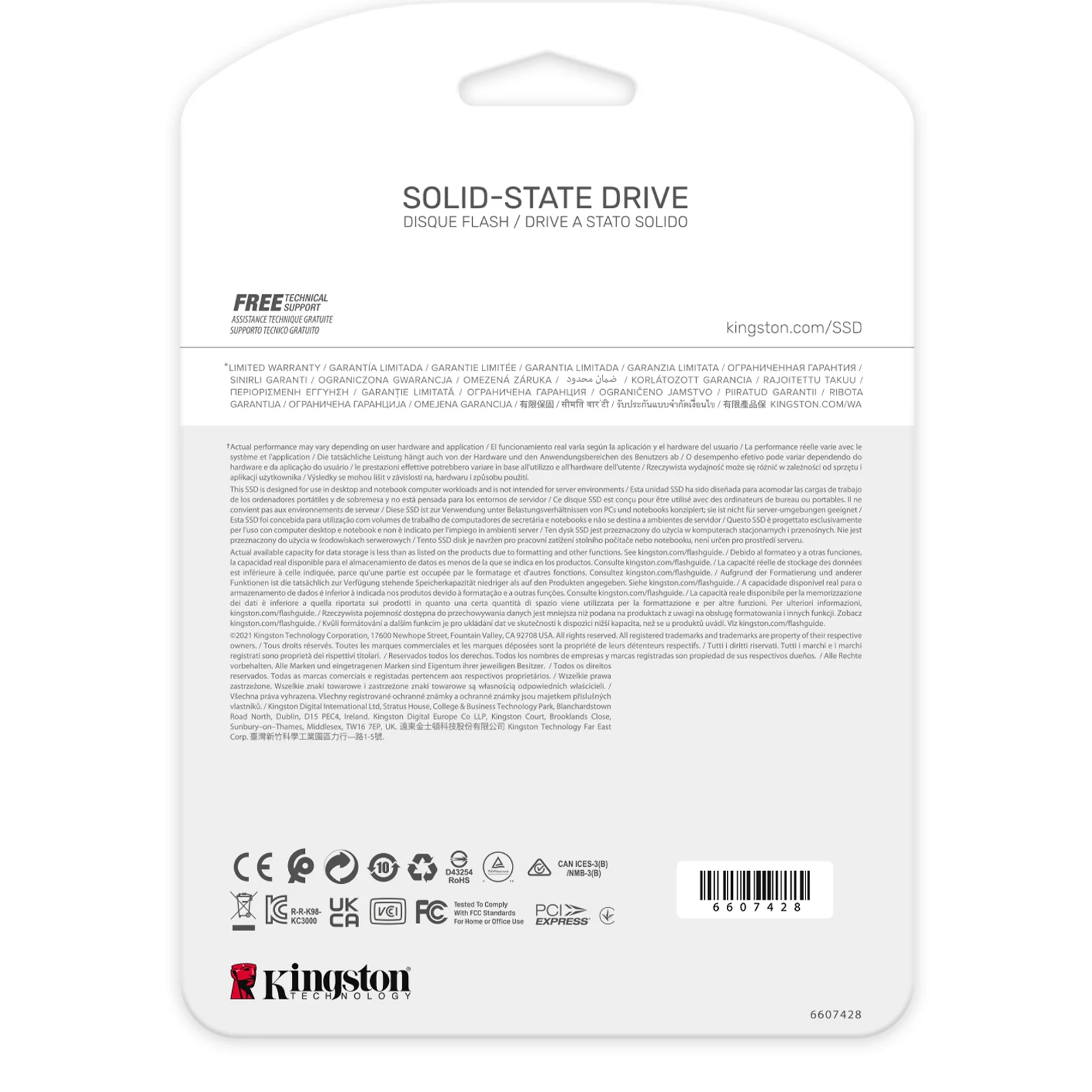 Kingston Technology 1024G KC3000 M.2 2280 NVMe SSD