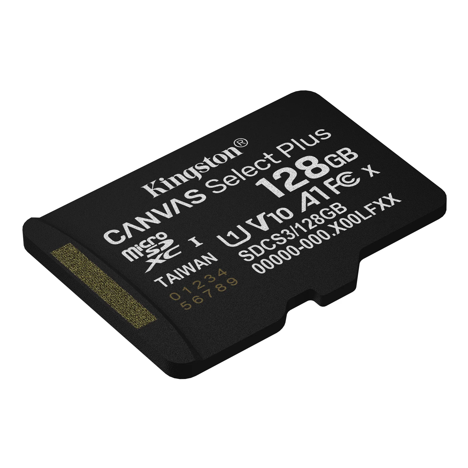 Kingston Technology 128GB microSDXC Canvas Select Plus Gen3 150MB/s A1 (Adaptateur SD inclus)