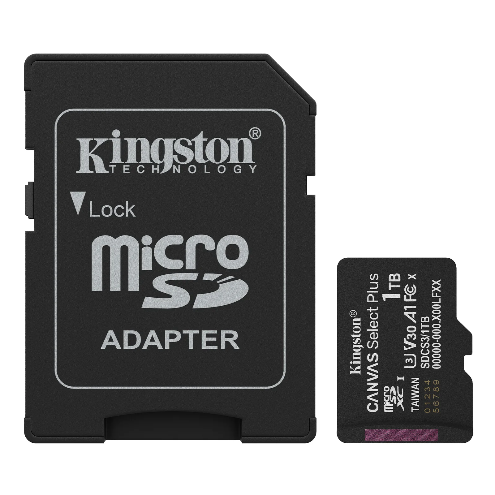 Technology 1TB microSDXC Canvas Select Plus Gen3 150MB/s A1 (Adaptateur SD inclus)