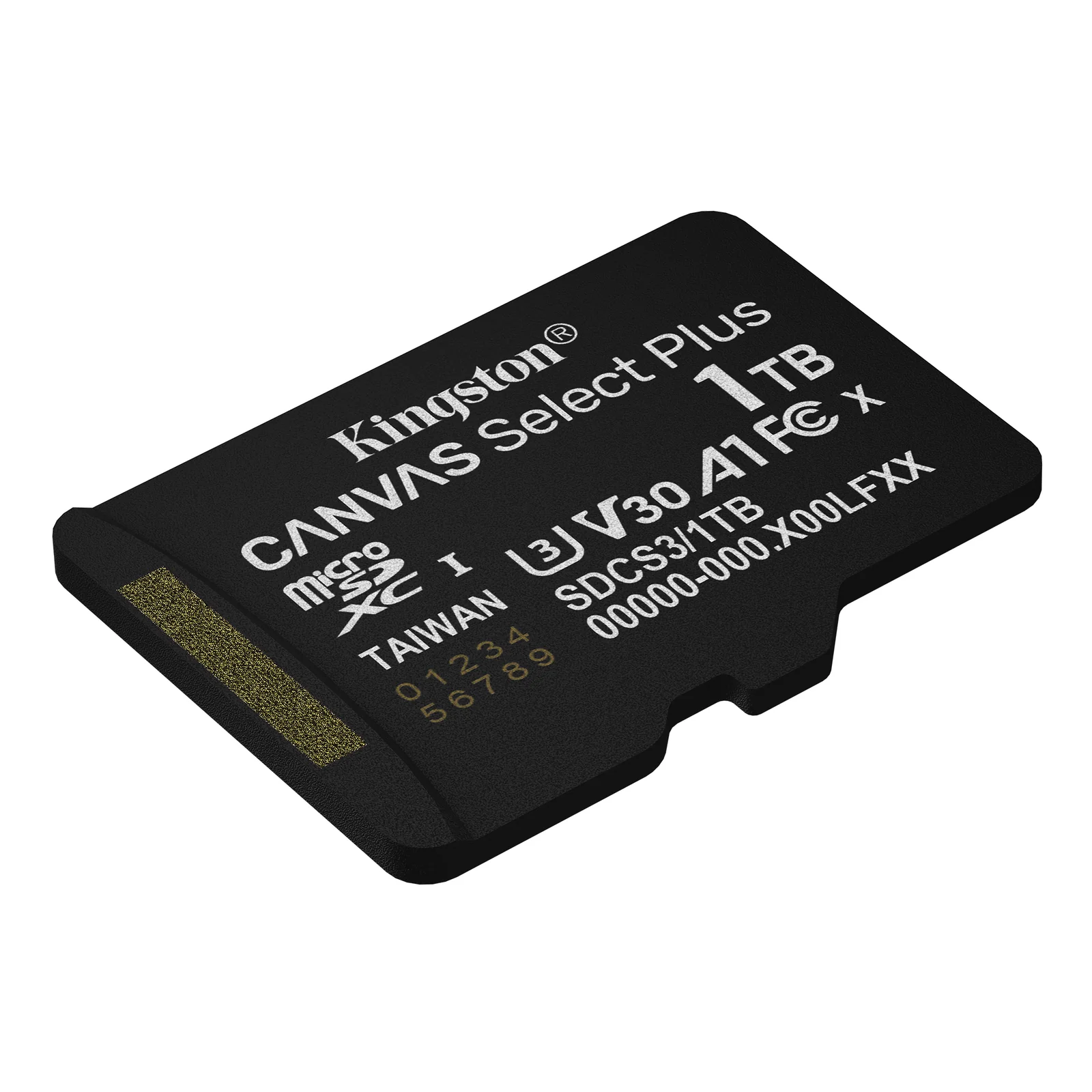Kingston Technology 1TB microSDXC Canvas Select Plus Gen3 150MB/s A1 (Adaptateur SD inclus)
