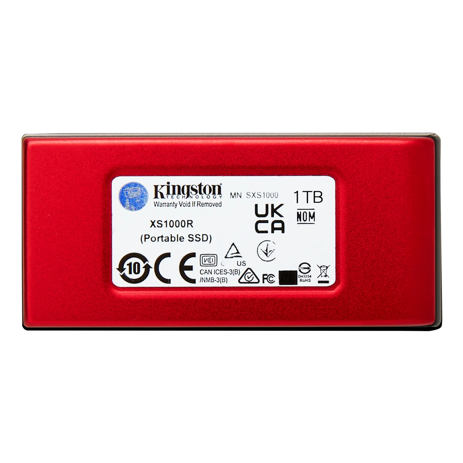 Kingston Technology 1To SSD externe XS1000 USB 3.2 Gen 2, Rouge