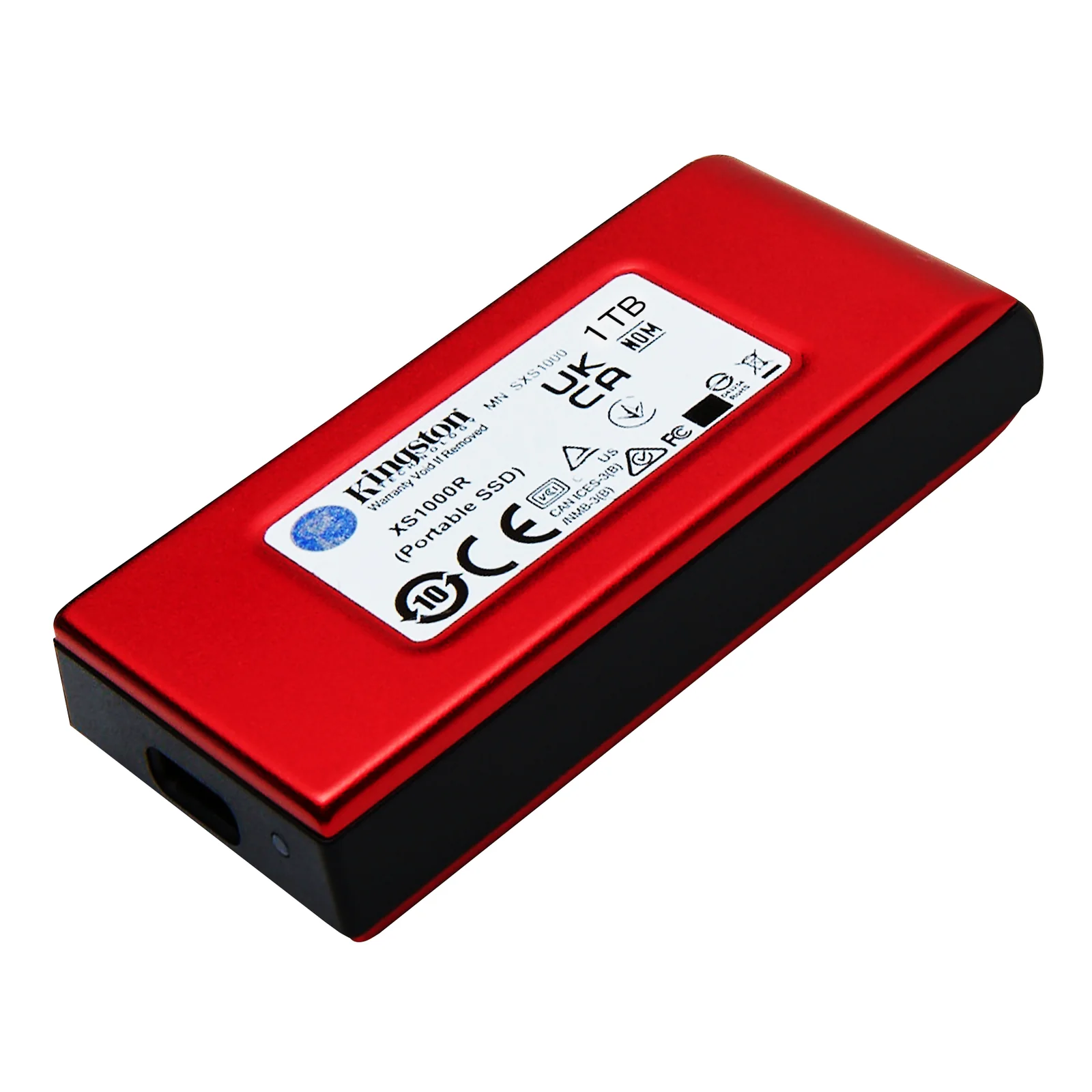 Kingston Technology 1To SSD externe XS1000 USB 3.2 Gen 2, Rouge