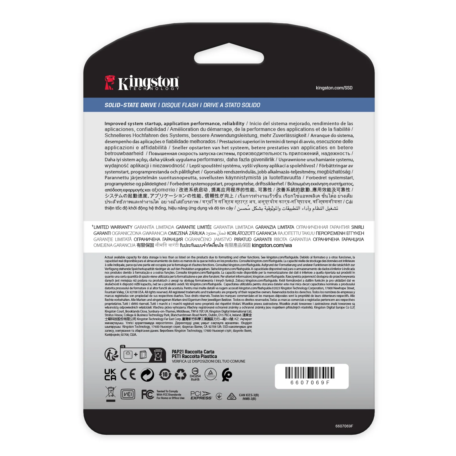 Kingston Technology 240G DC2000B PCIe 4.0 M.2 2280 Enterprise SSD (Sans radiateur de dissipation thermique)