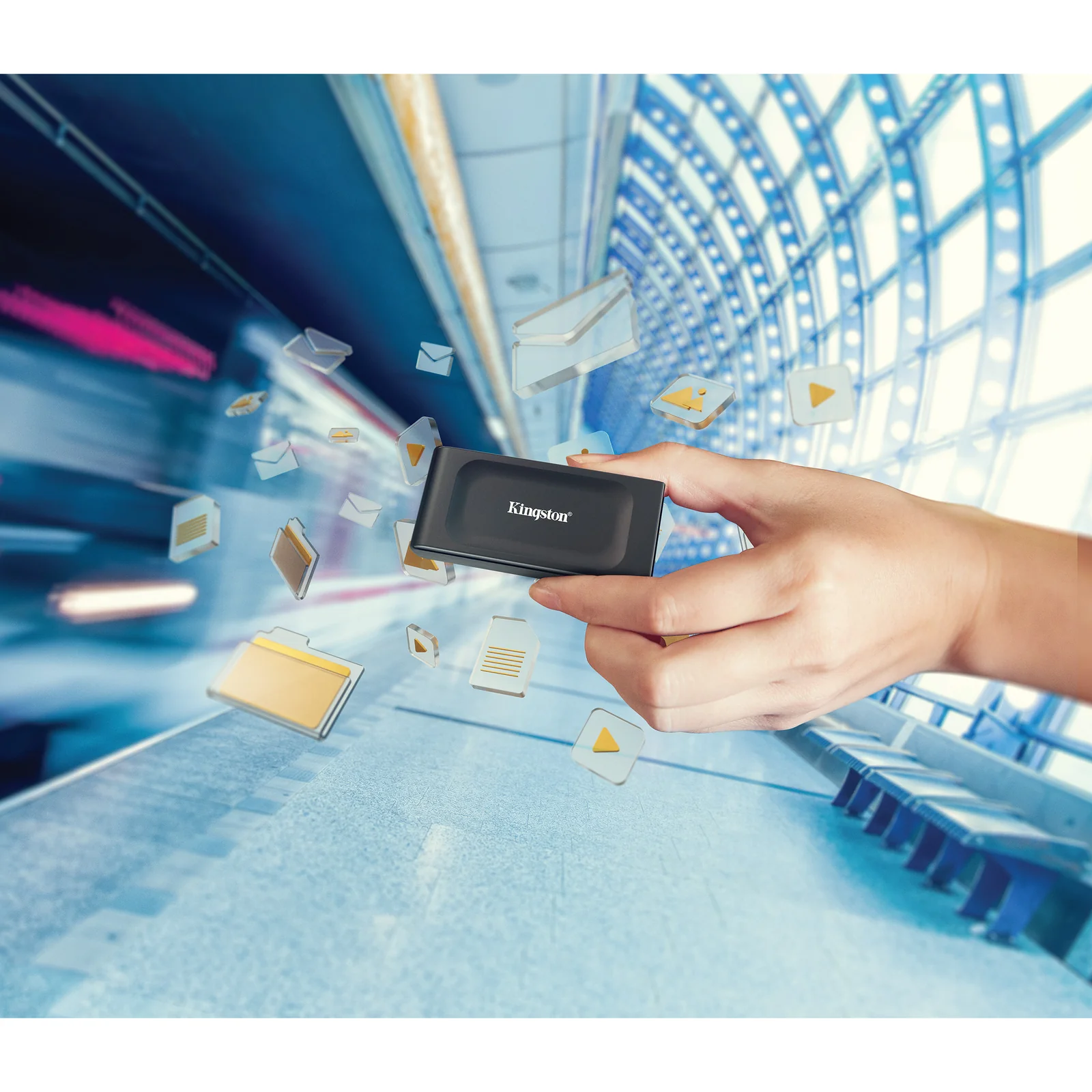 Kingston Technology 2TB XS1000 External USB 3.2 Gen 2 Portable Solid State Drive