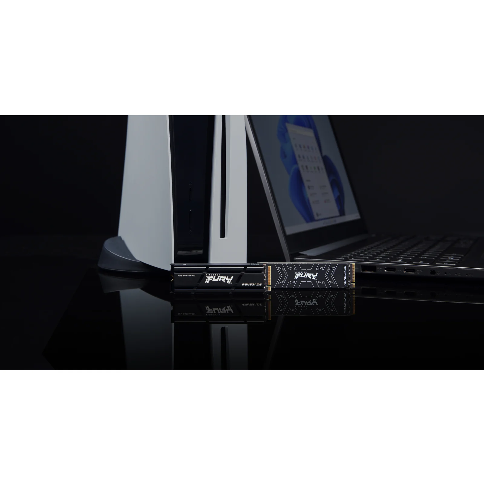 Kingston Technology 4000G RENEGADE PCIe 4.0 NVMe SSD W/ Radiateur de dissipation thermique