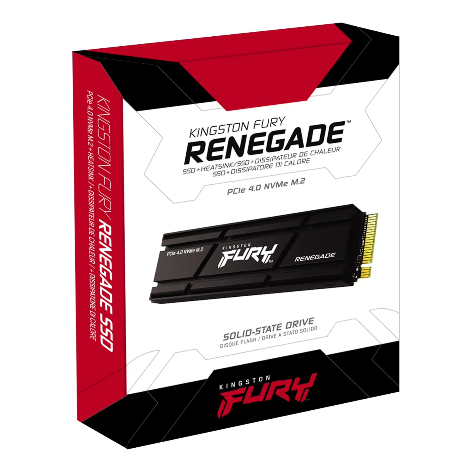 Kingston Technology 4000G RENEGADE PCIe 4.0 NVMe SSD W/ Radiateur de dissipation thermique