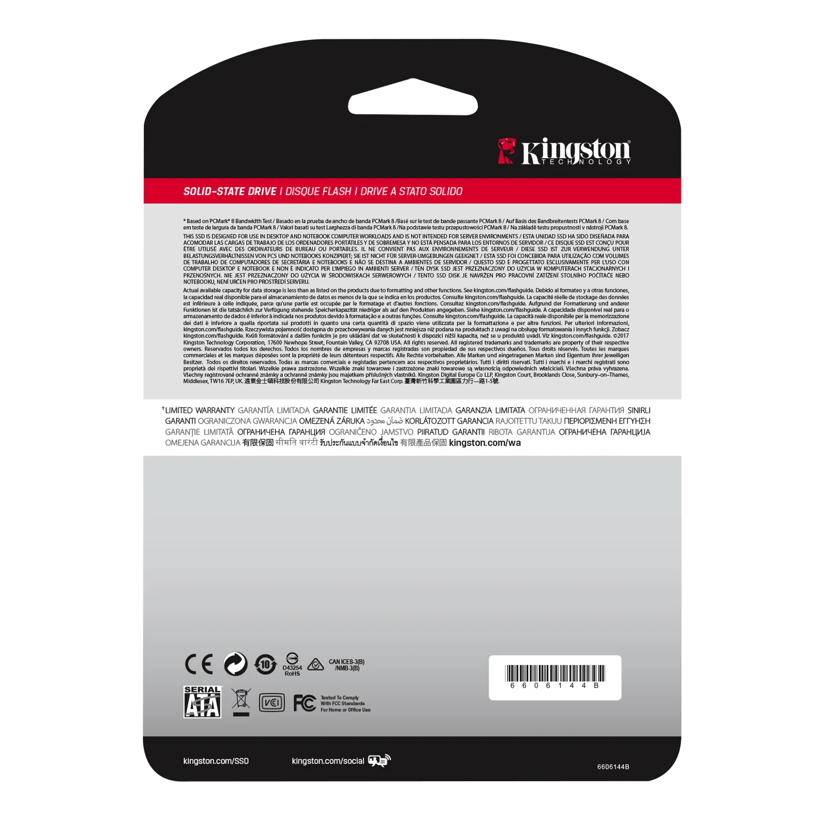 Kingston Technology A400 960 Go 2.5" Série ATA III TLC