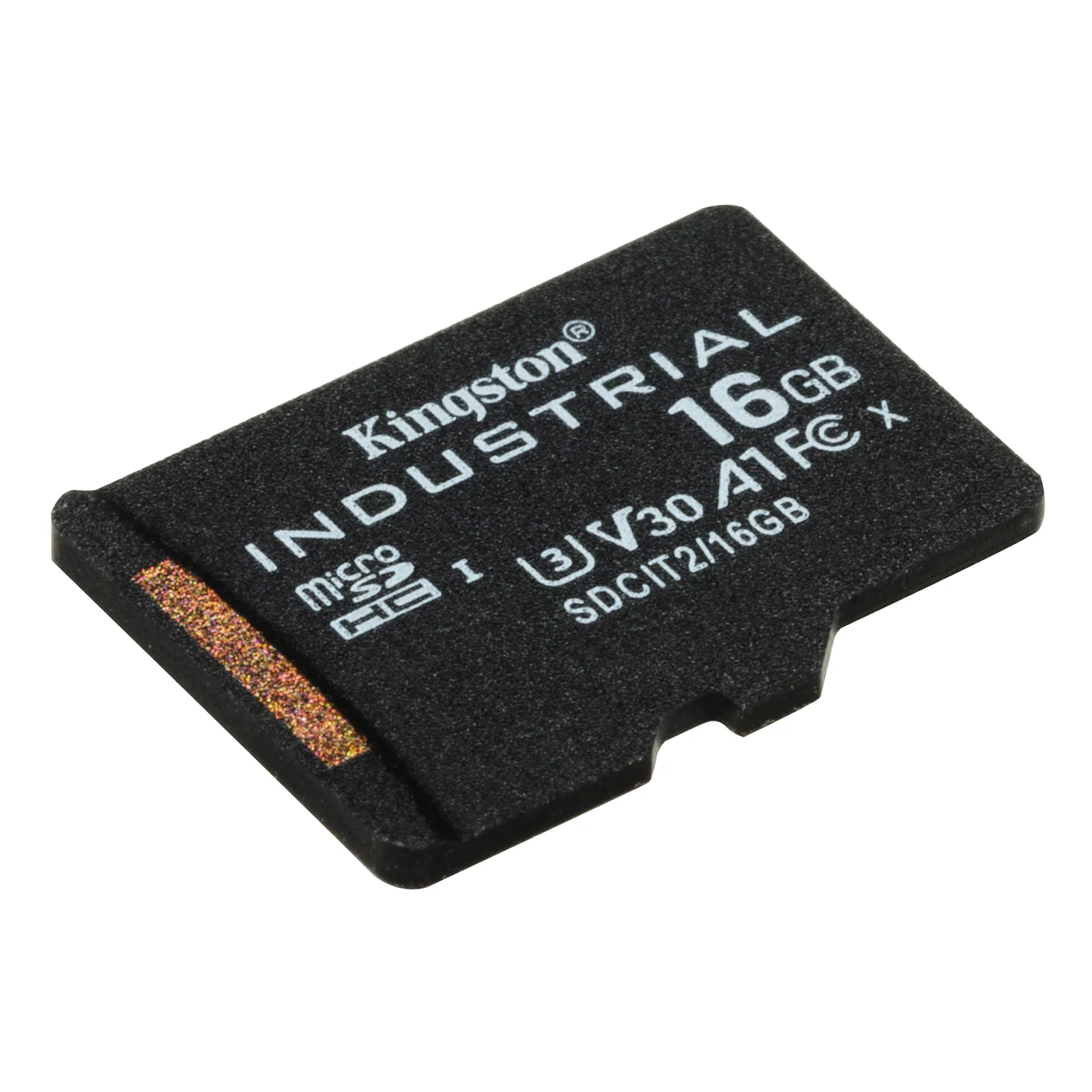 Kingston Technology Carte 16GB microSDHC Industrielle C10 A1 pSLC emballage individuel sans adaptateur