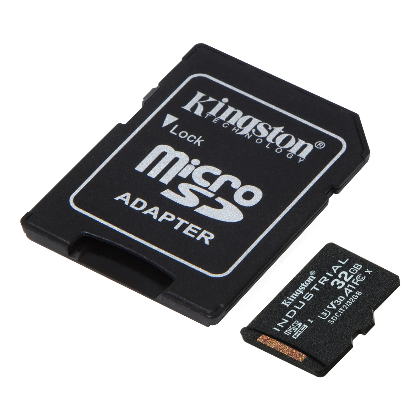 Kingston Technology Carte 32GB microSDHC Industrielle C10 A1 pSLC + adaptateur SD