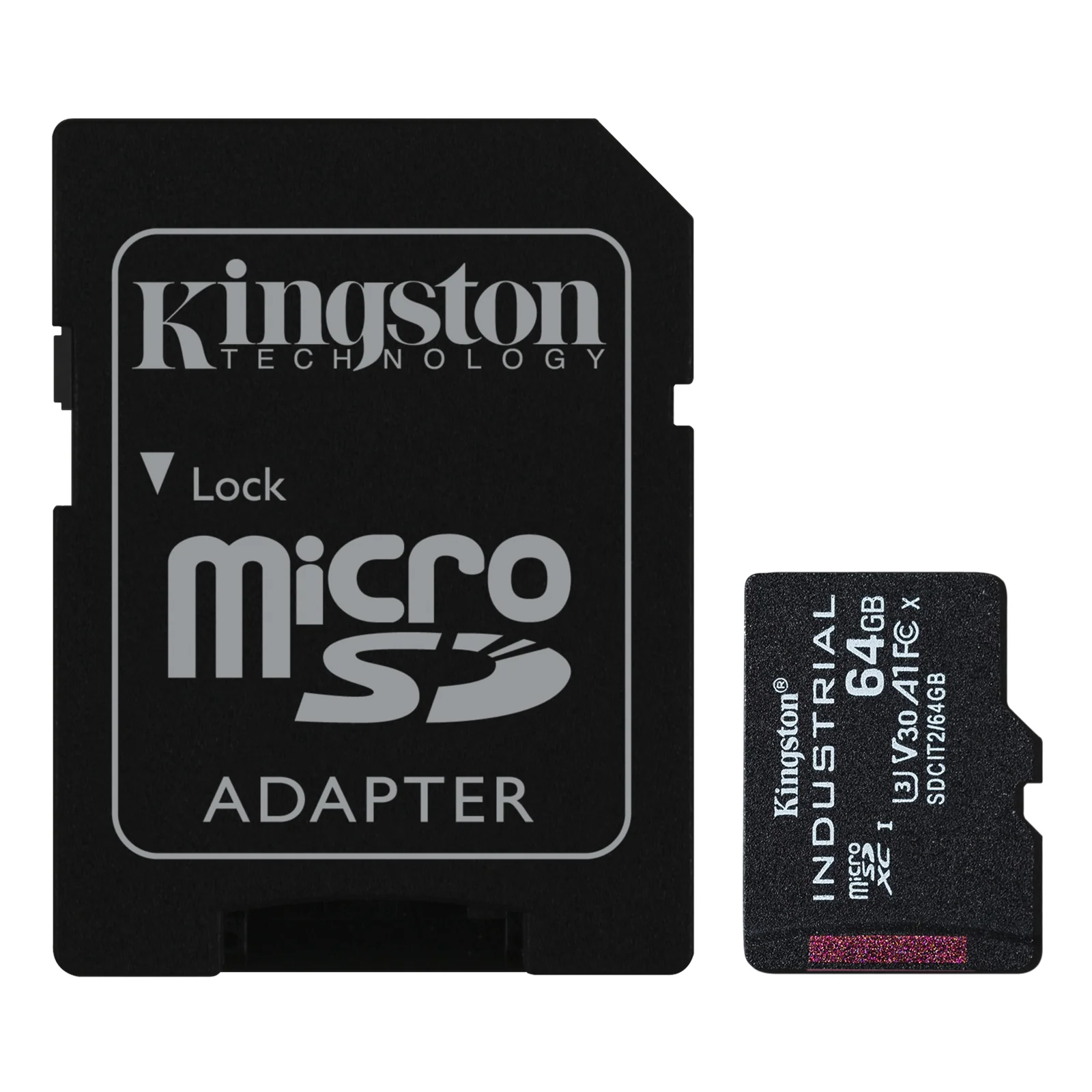 Technology Carte 64GB microSDXC Industrielle C10 A1 pSLC + adaptateur SD