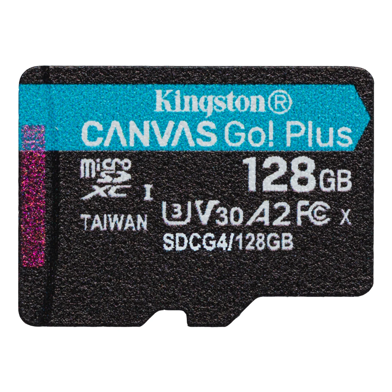 Technology Carte microSDXC Canvas Go Plus Gen4 200R A2 U3 de 128 Go, pack unique sans ADP