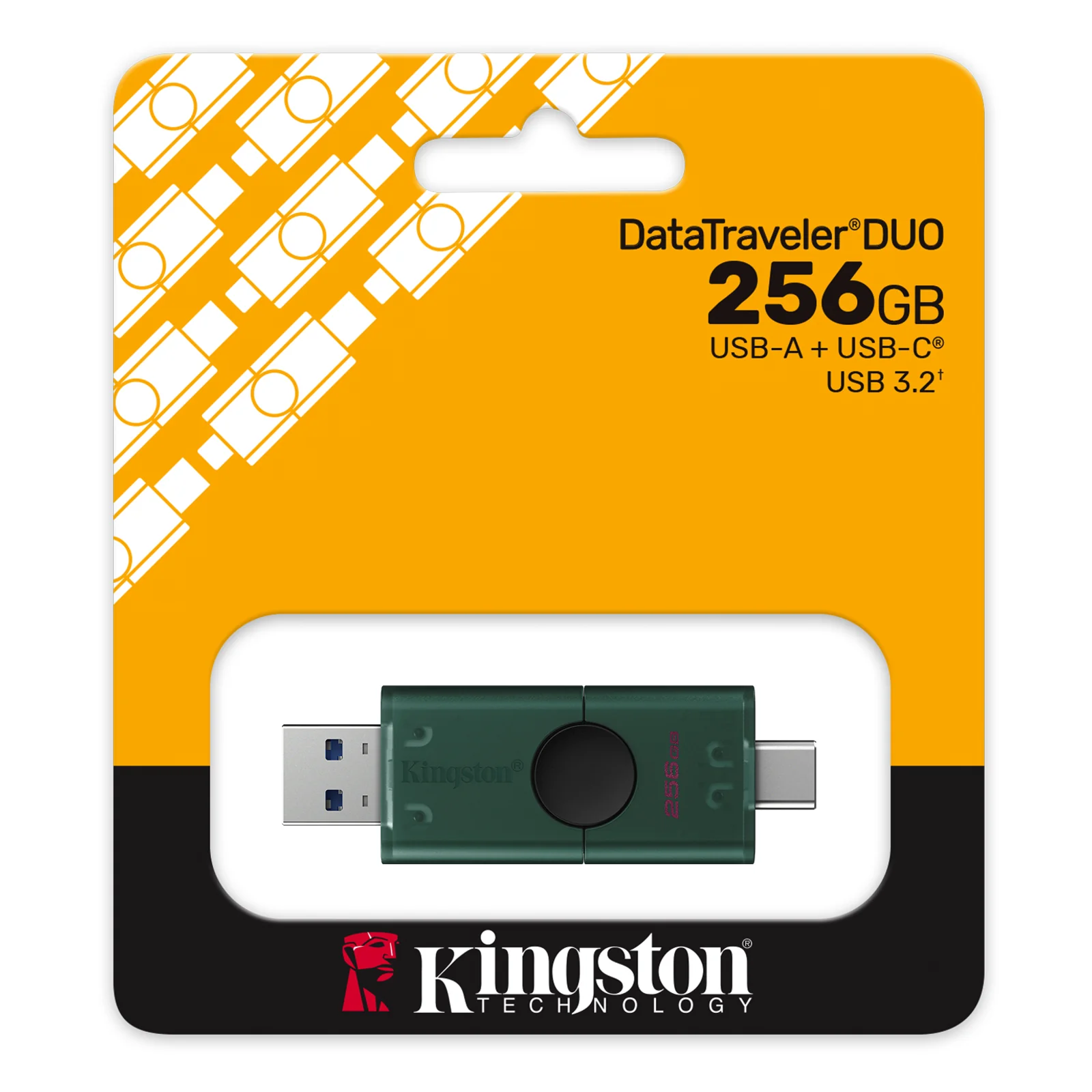 Kingston Technology DataTraveler 256 Go USB-A + USB-C 3.2 Gen 1 DuoG2