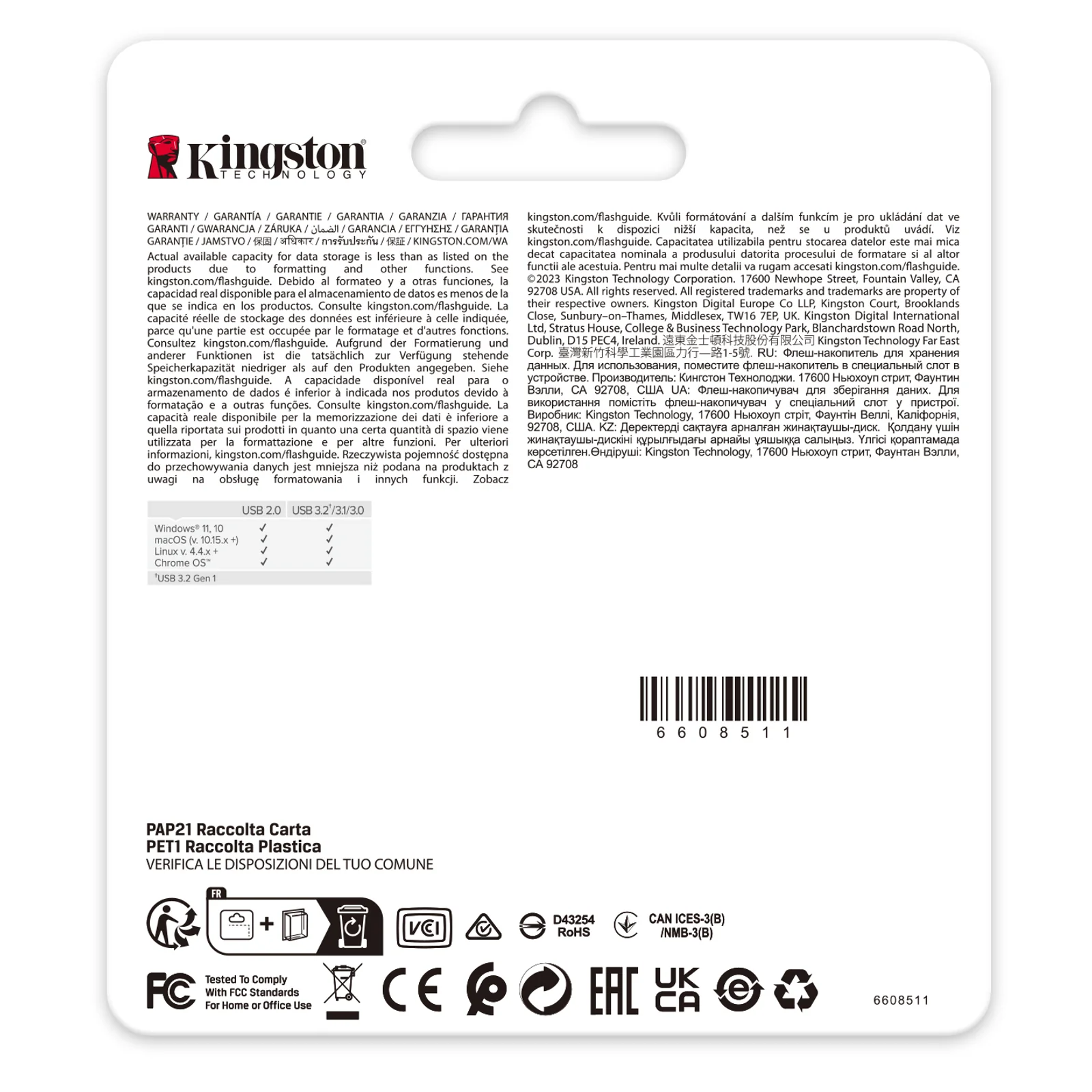 Kingston Technology DataTraveler 64Go 220Mo/s Clé USB 3.2 Gen 1 Métal SE9 G3