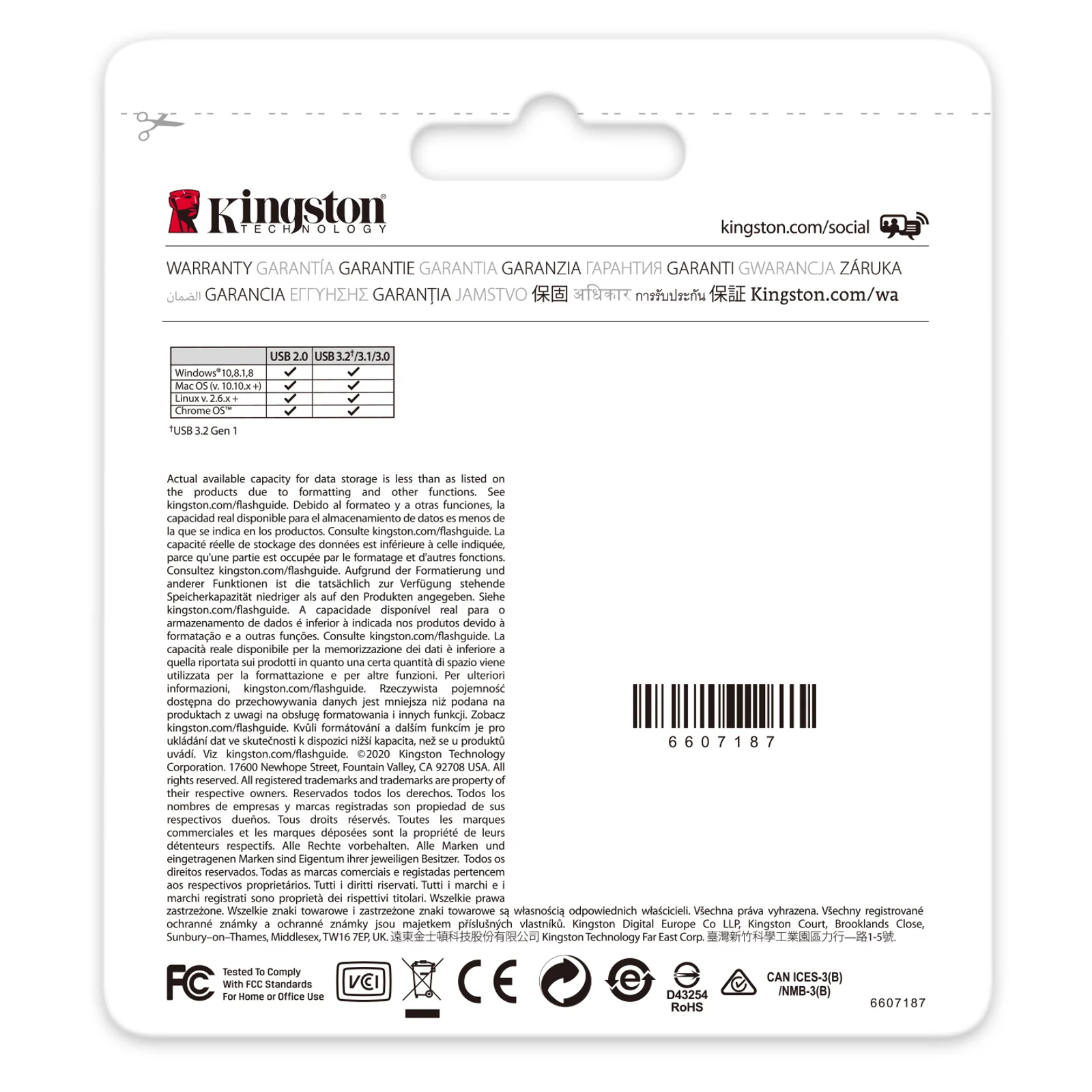 Kingston Technology DataTraveler ® Exodia (Noir et Turquoise) - 2 unités - Clé USB 3.2