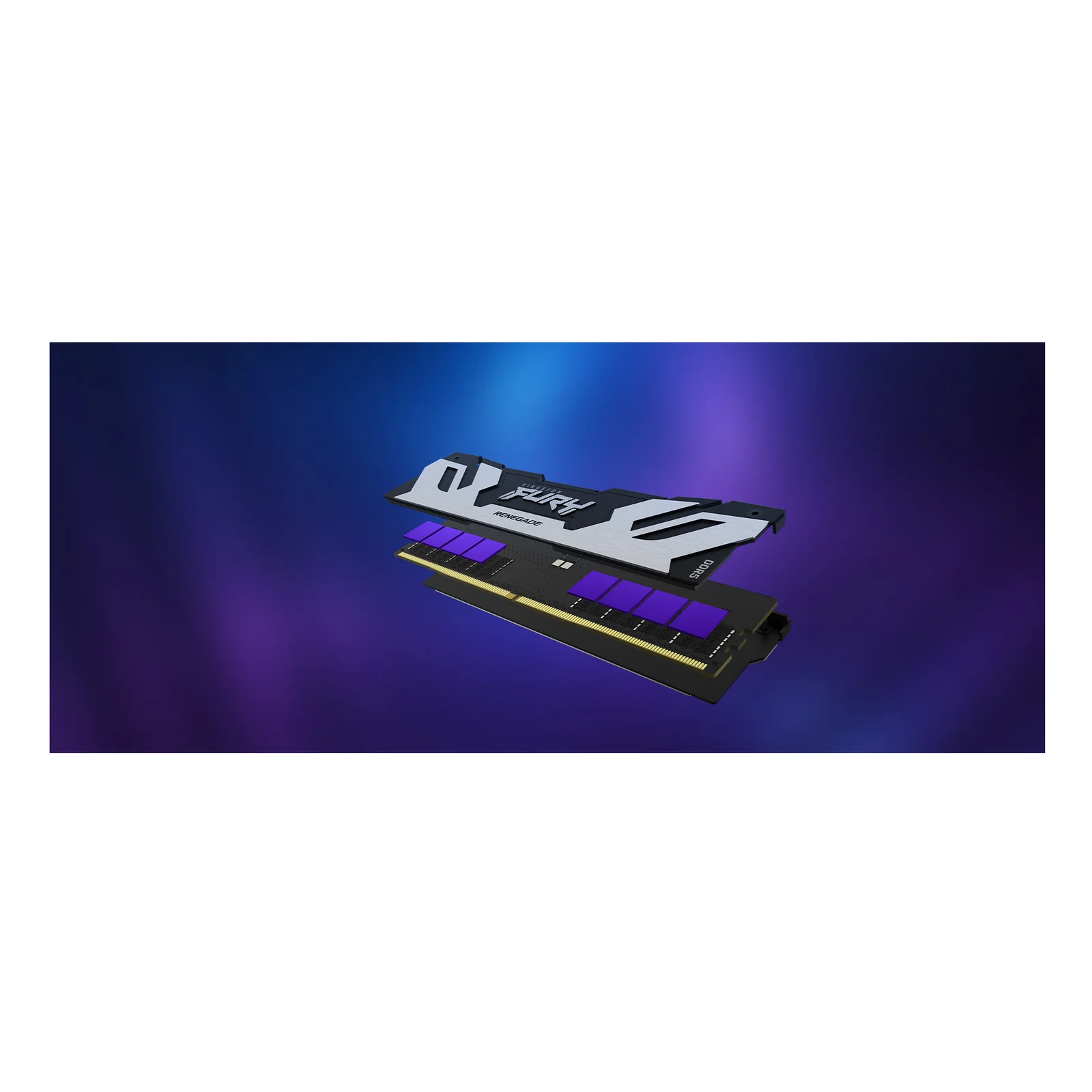 Kingston Technology FURY 24 Go 8400MT/s DDR5 CL40 CUDIMM Renegade Silver XMP