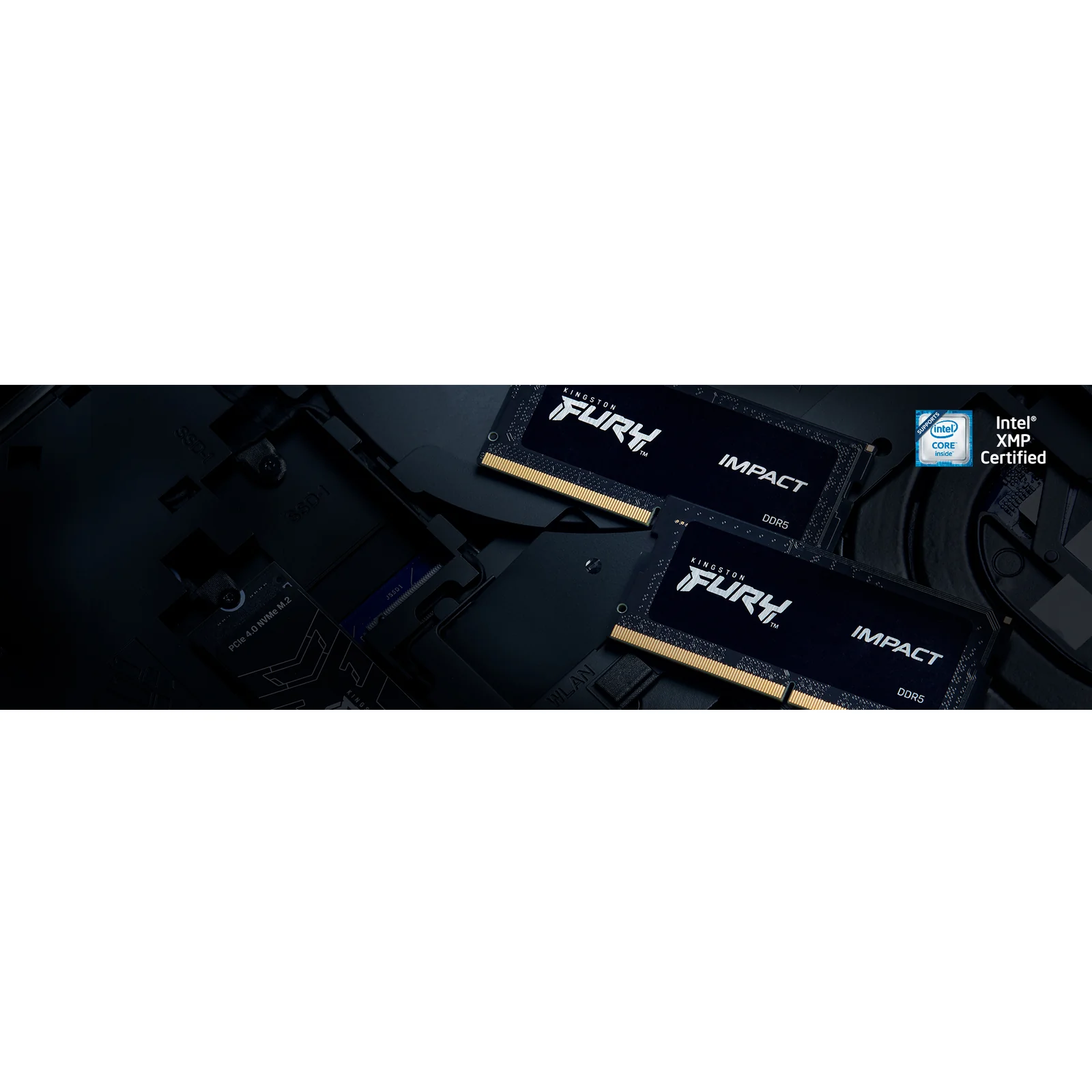 Kingston Technology FURY 32GB 6400MT/s DDR5 CL38 SODIMM (Kit de 2) Impact XMP