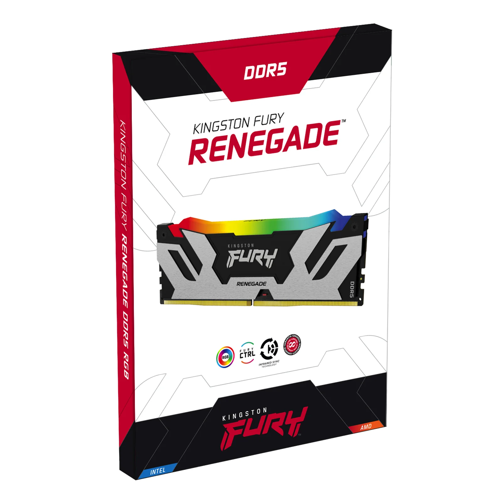 Kingston Technology FURY 96Go 6000MT/s DDR5 CL32 DIMM (Kit de 2) Renegade RGB XMP