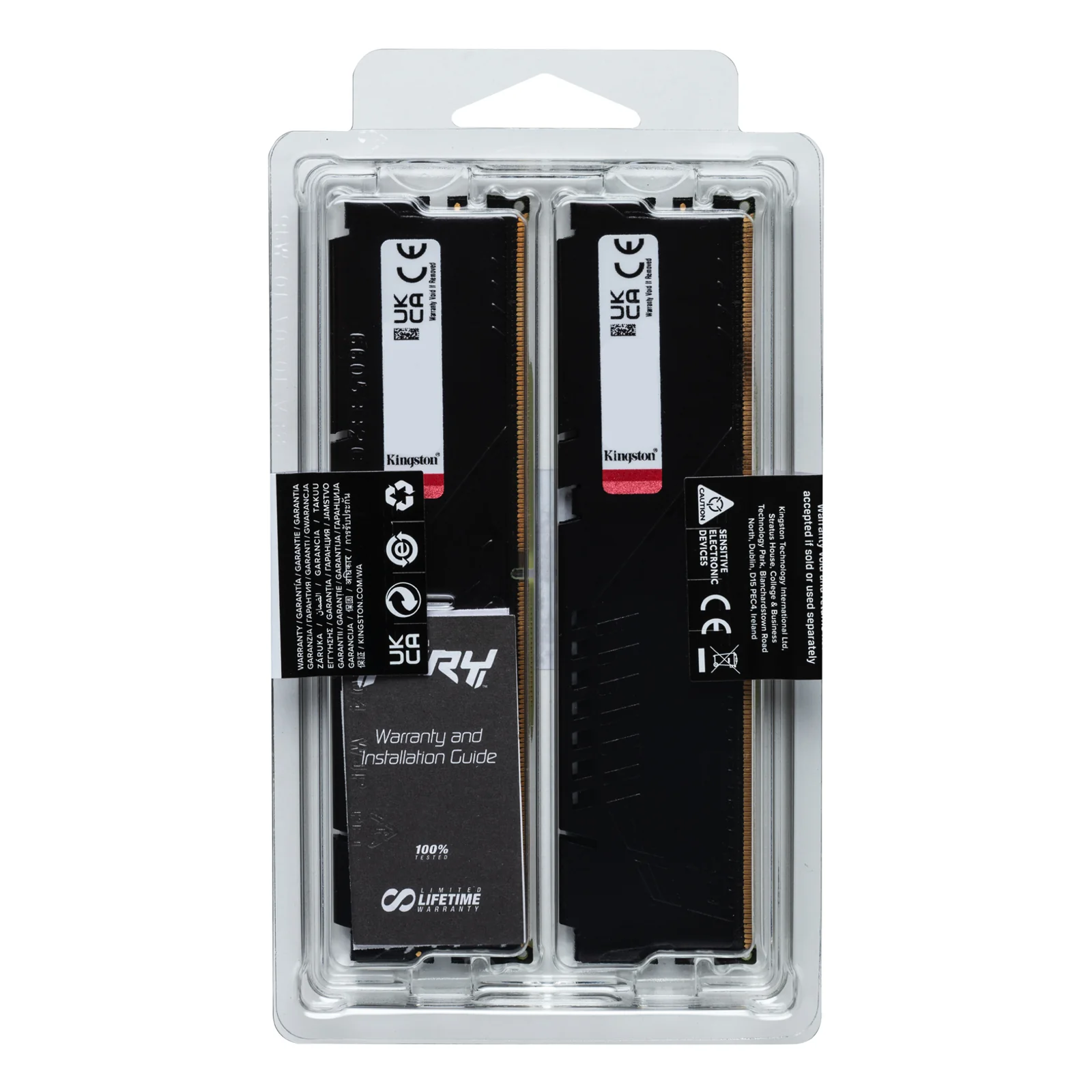 Kingston Technology FURY Beast 16 Go 6000 MT/s DDR5 CL30 DIMM (Kits de 2) Black EXPO