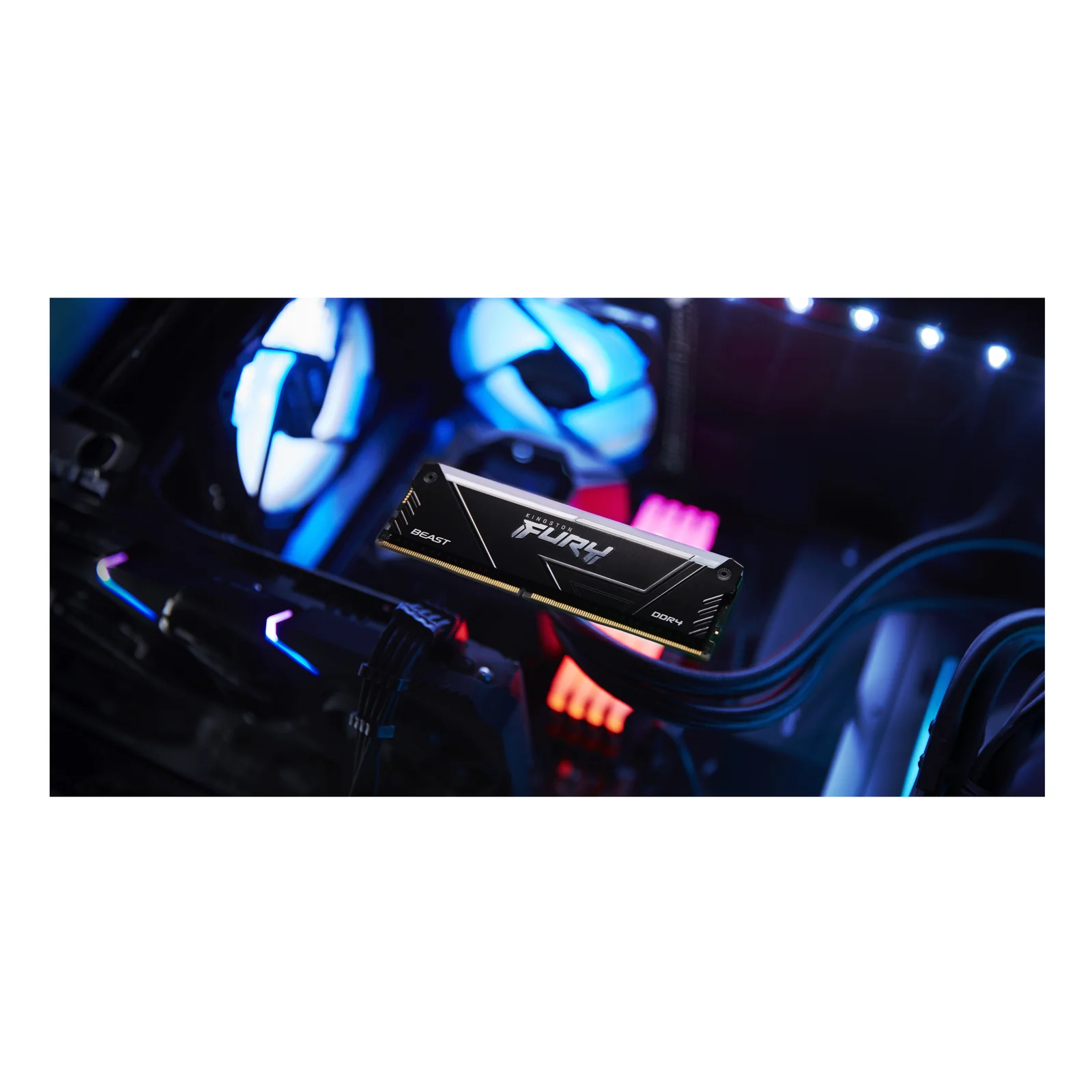 Kingston Technology FURY Beast 16GB 3600MT/s DDR4 CL17 DIMM (Kits de 2) RGB