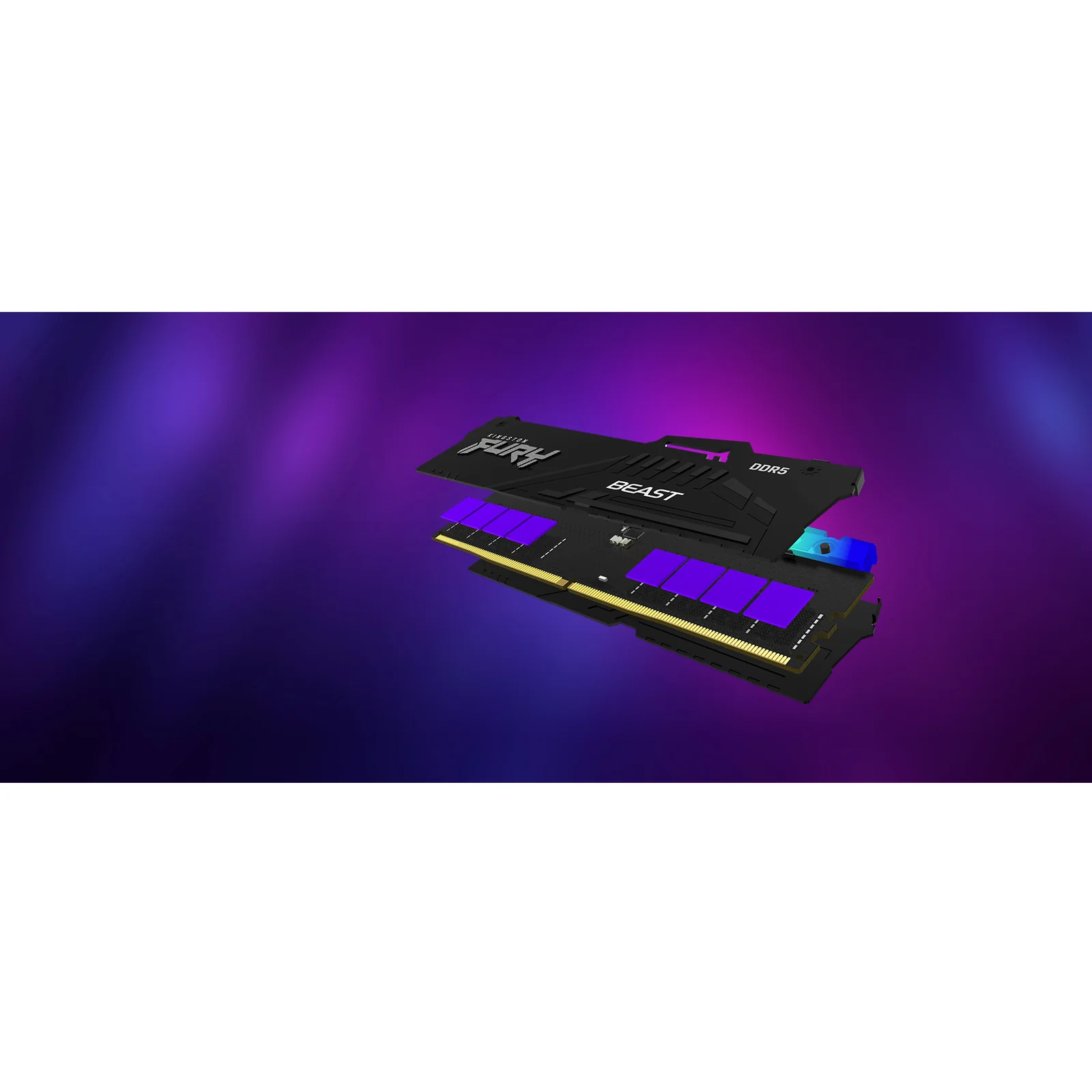 Kingston Technology FURY Beast 16GB 6000MT/s DDR5 CL30 DIMM (Kits de 2) RGB EXPO