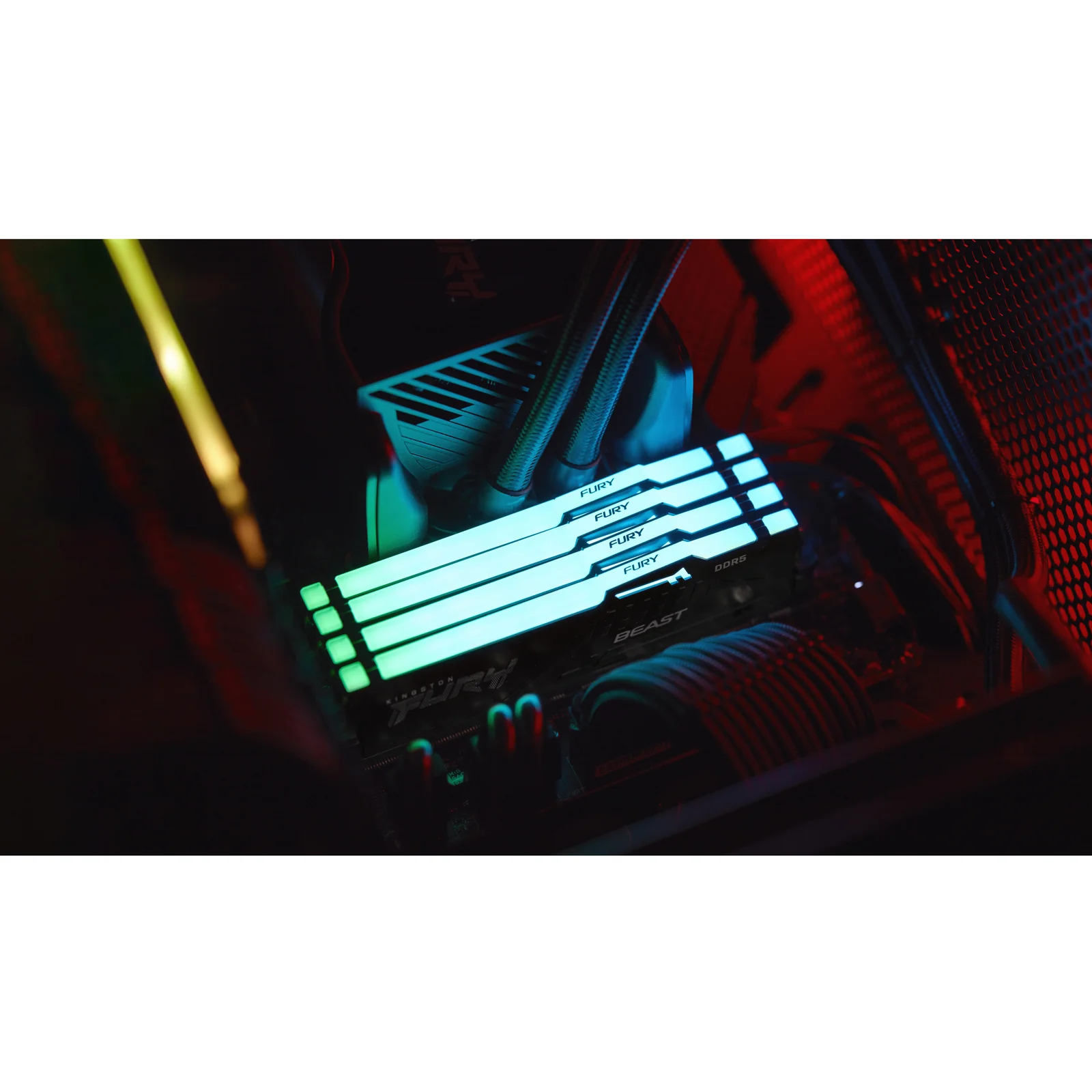 Kingston Technology FURY Beast 16GB 6000MT/s DDR5 CL30 DIMM (Kits de 2) RGB EXPO