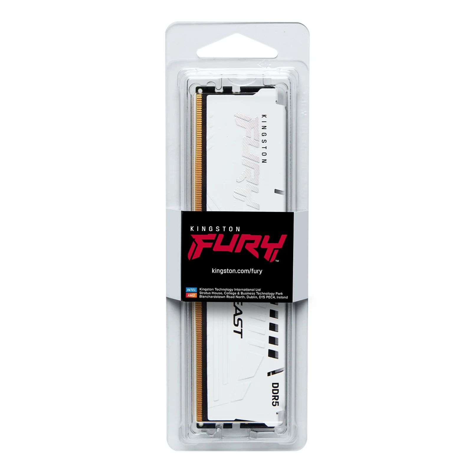 Kingston Technology FURY Beast 32 Go 5600 MT/s DDR5 CL40 DIMM White XMP