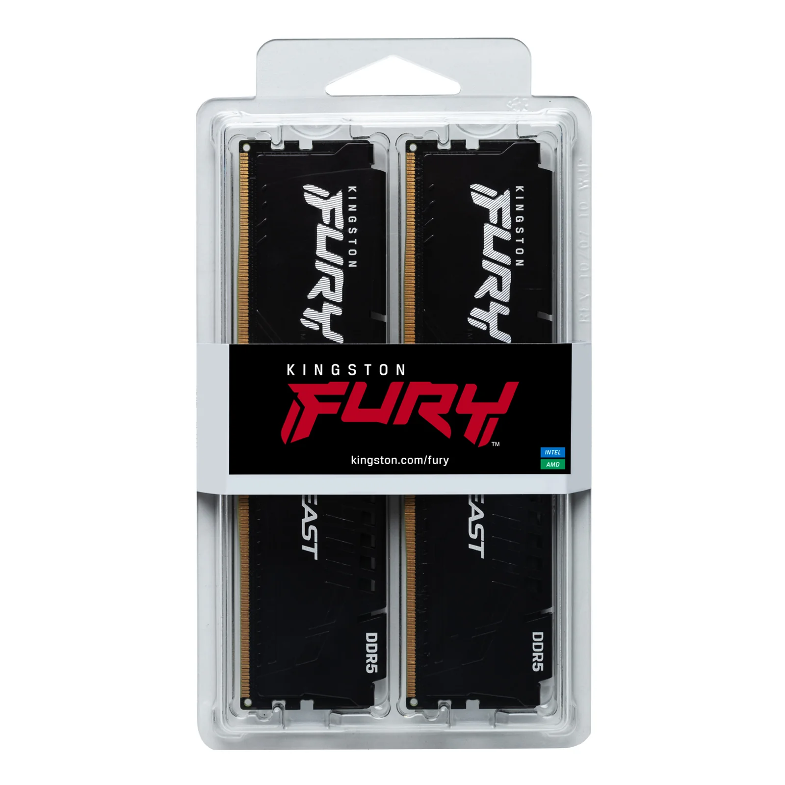 Kingston Technology FURY Beast 32 Go 6000 MT/s DDR5 CL30 DIMM (Kits de 2) Black EXPO