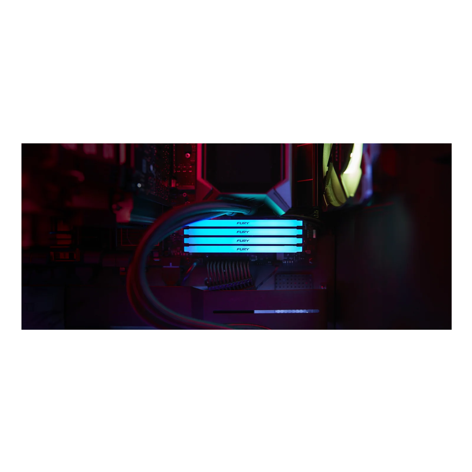 Kingston Technology FURY Beast 32GB 3200MT/s DDR4 CL16 DIMM (Kits de 2) 1Gx8 RGB