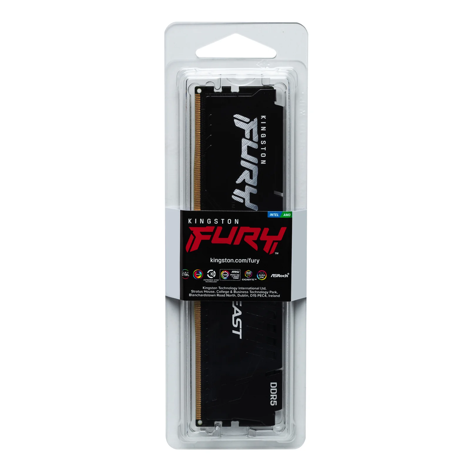 Kingston Technology FURY Beast 32Go 5600MT/s DDR5 CL40 DIMM Noir