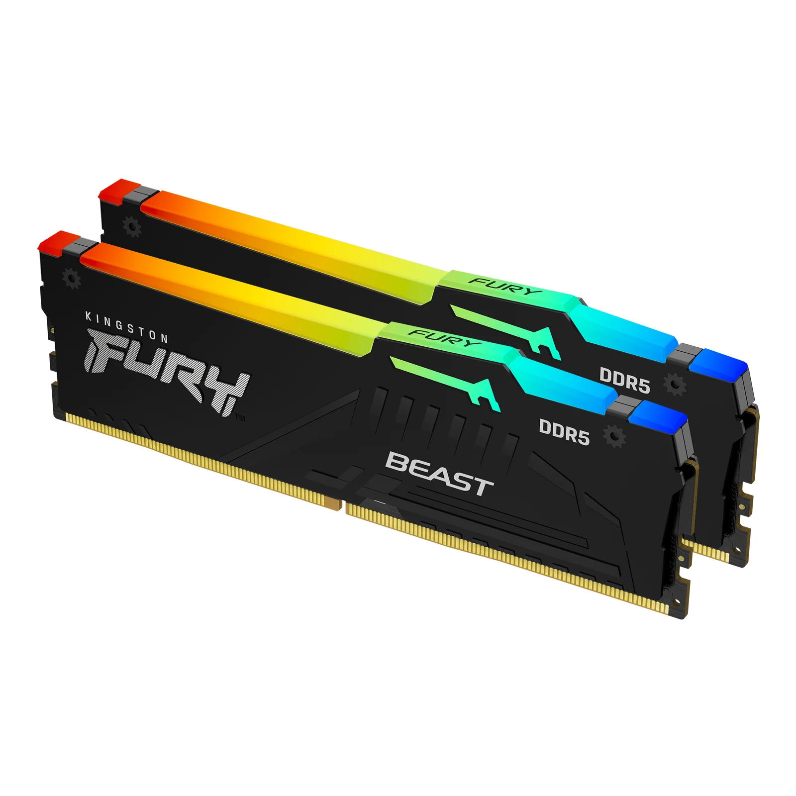 Technology FURY Beast 64GB 6400MT/s DDR5 CL32 DIMM (Kits de 2) RGB EXPO