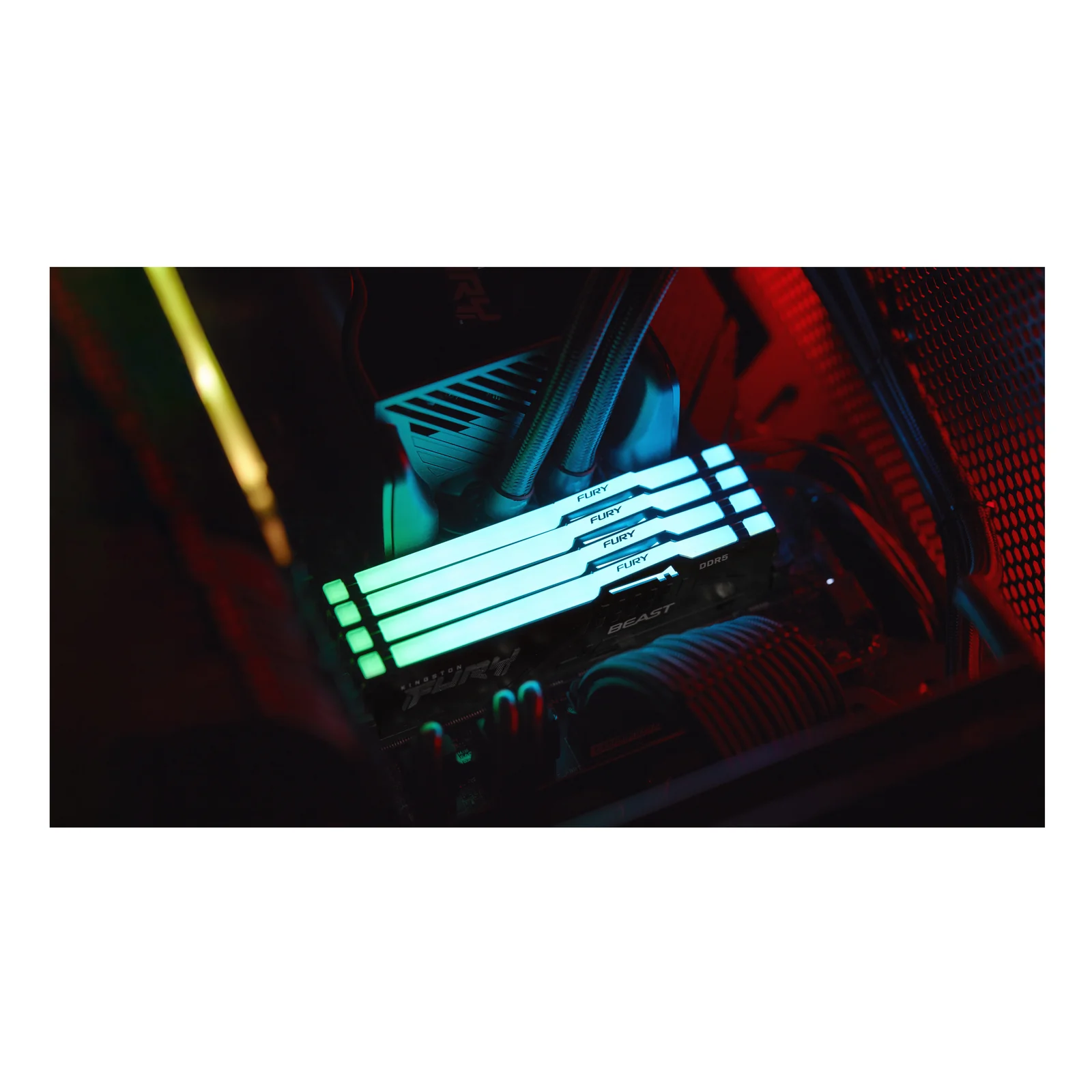 Kingston Technology FURY Beast 64GB 6400MT/s DDR5 CL32 DIMM (Kits de 2) RGB EXPO