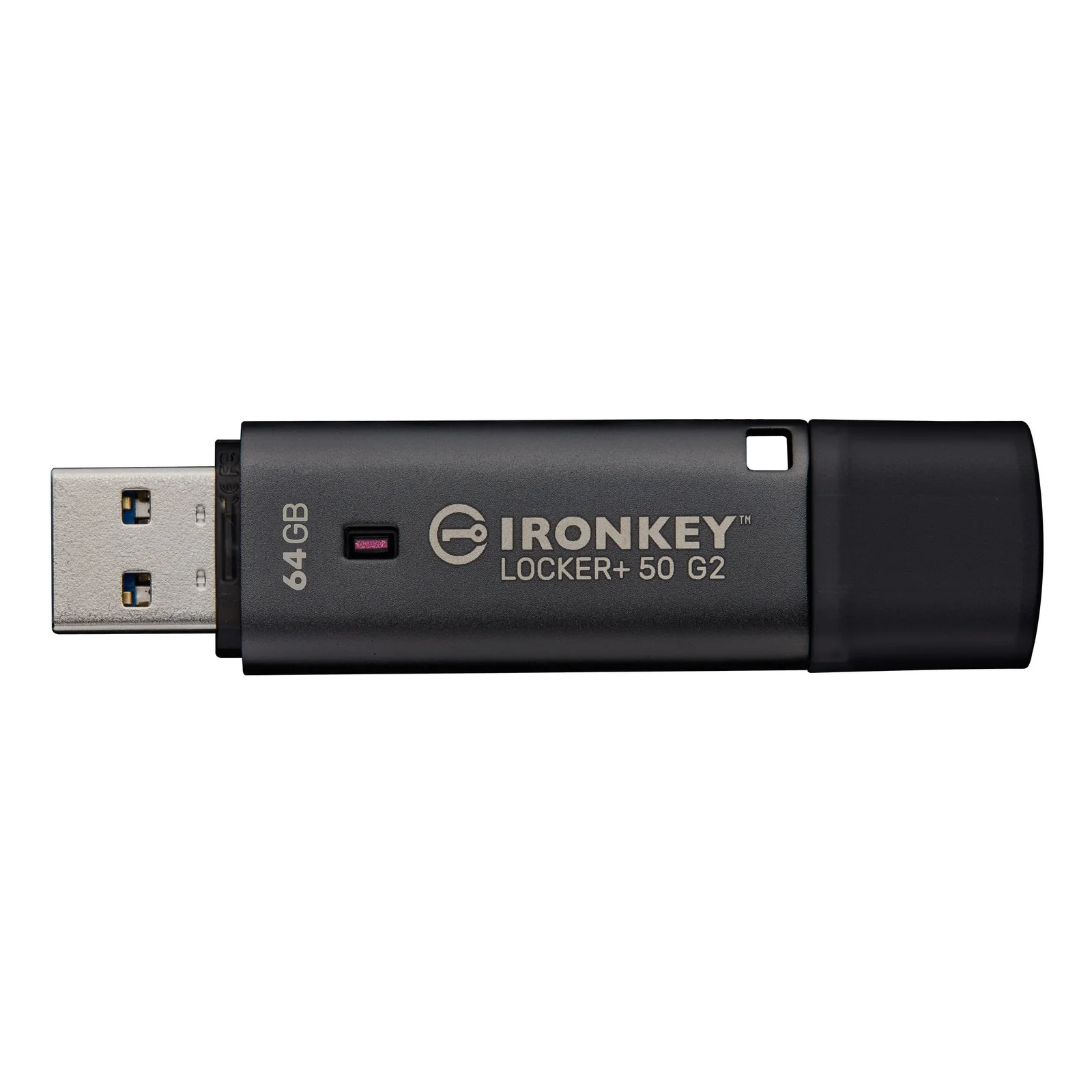 Kingston Technology IronKey 64 Go Locker Plus 50 G2, FIPS 197, AES-256
