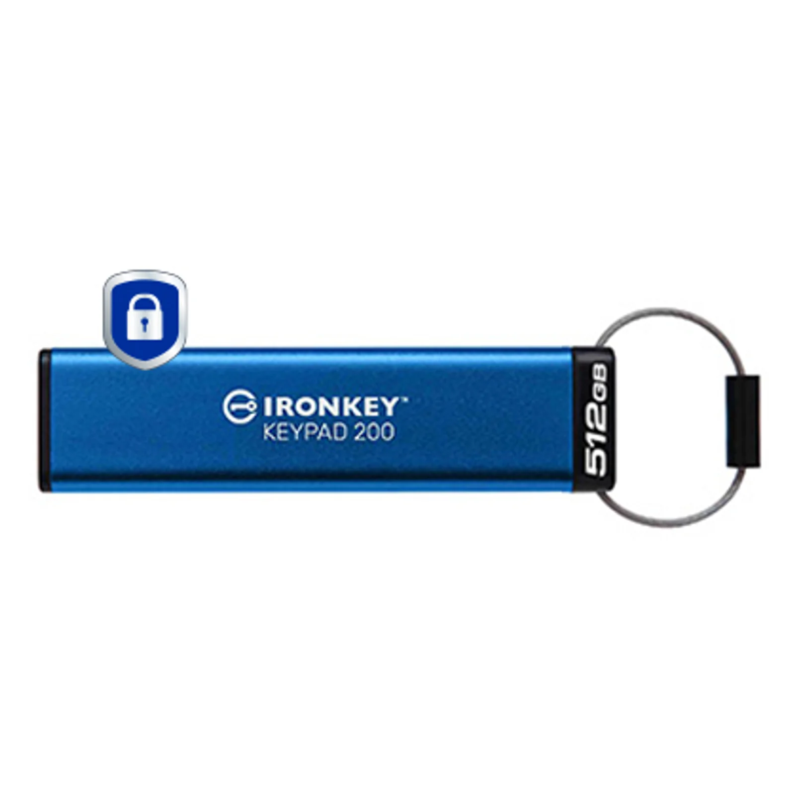 Technology IronKey Keypad 200 de 512 Go, FIPS 140-3 niveau 3, chiffrement AES-256