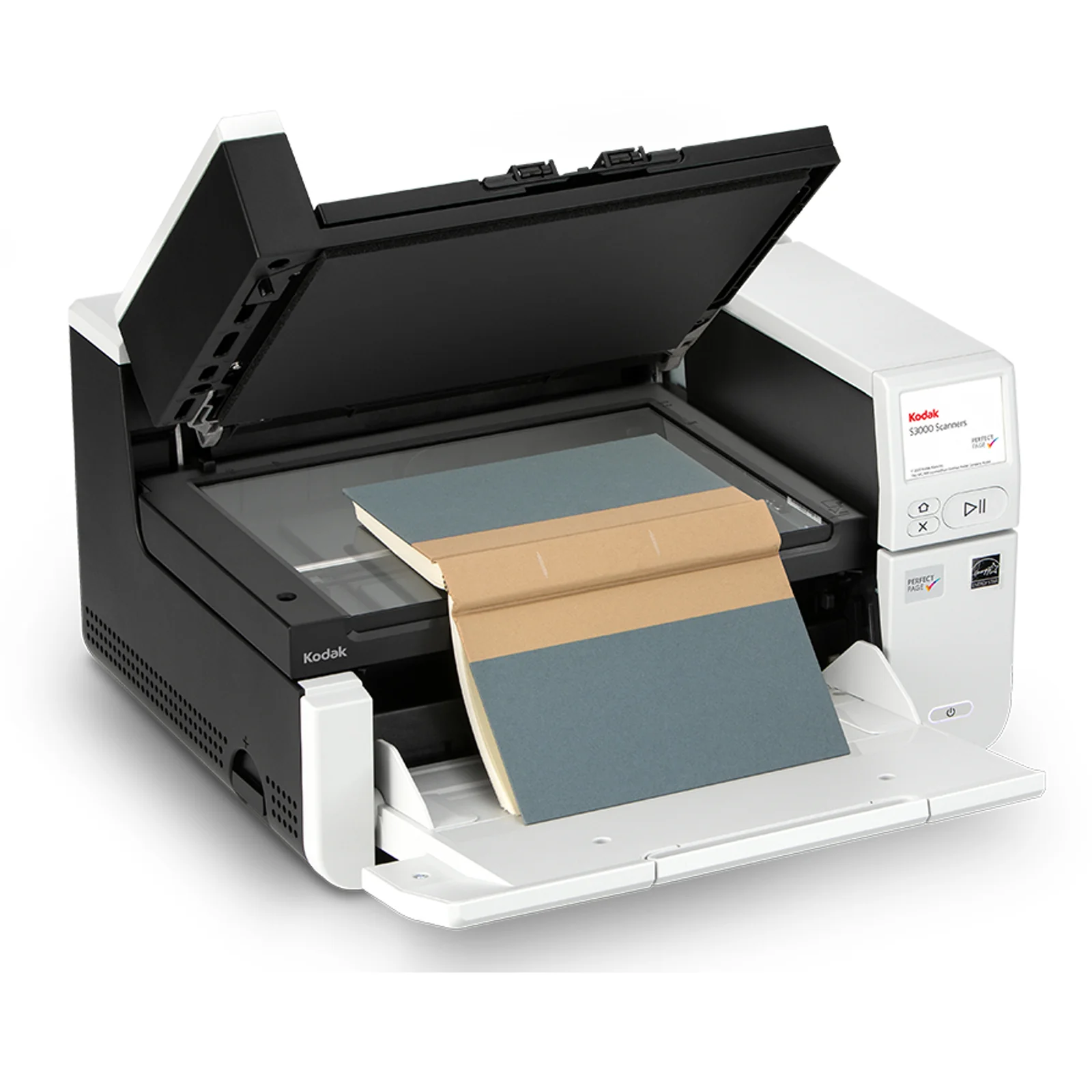 Kodak S3060F Scanner à plat et chargeur automatique 600 x 600 DPI A3 Noir, Blanc