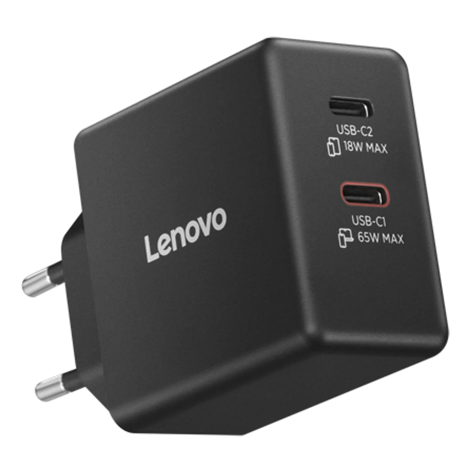 Lenovo 40AW065BEU adaptateur de puissance & onduleur Intérieur & extérieur 65 W Noir