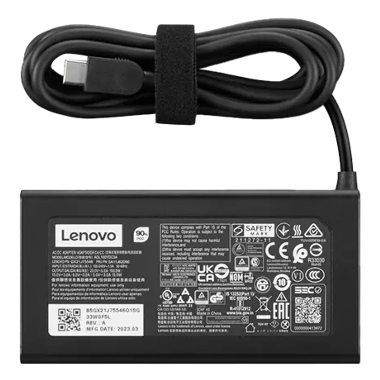 Lenovo 4X21M37469 adaptateur de puissance & onduleur Intérieure 100 W Noir