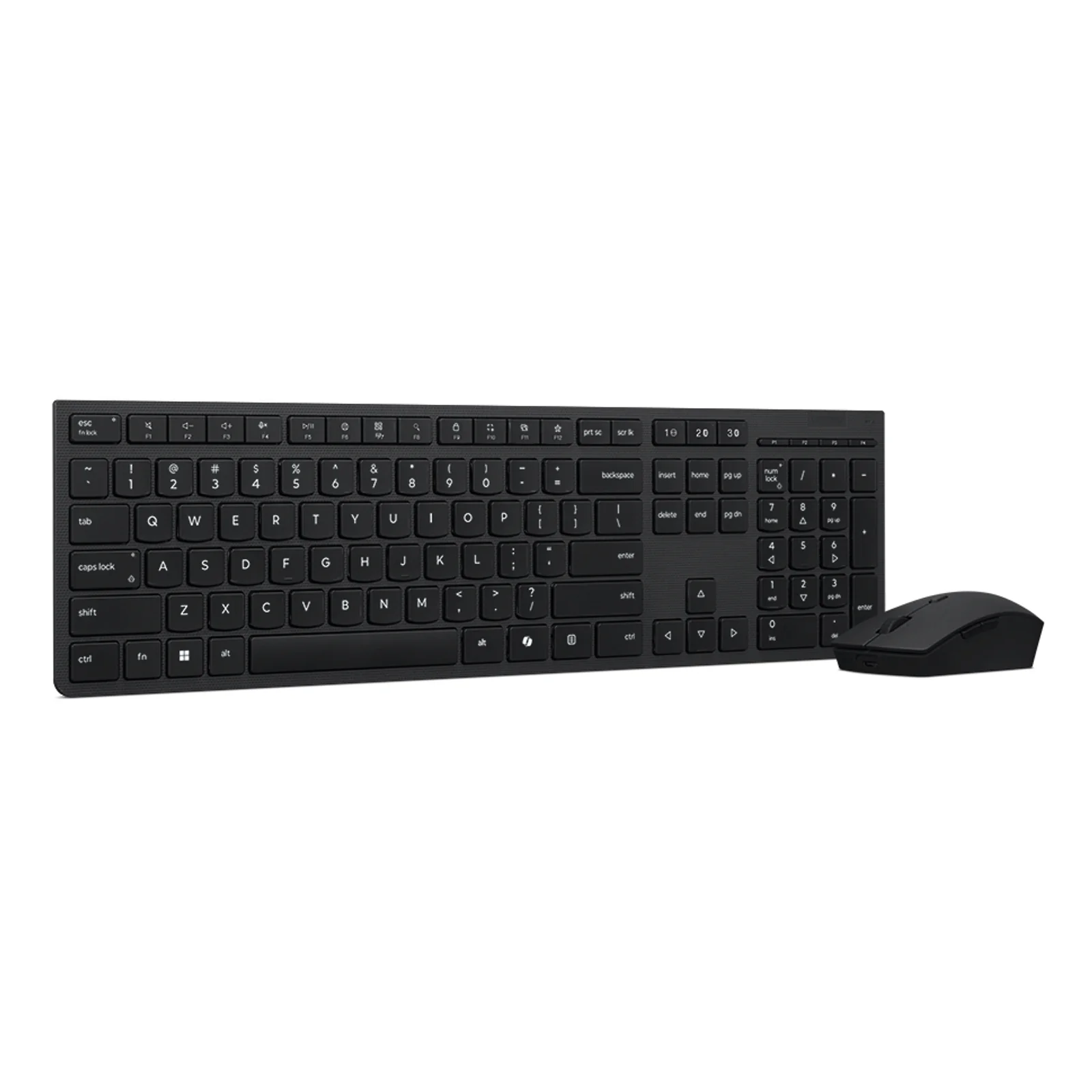 Lenovo 4X31R64325 clavier Souris incluse Bureau RF sans fil + Bluetooth Français Noir