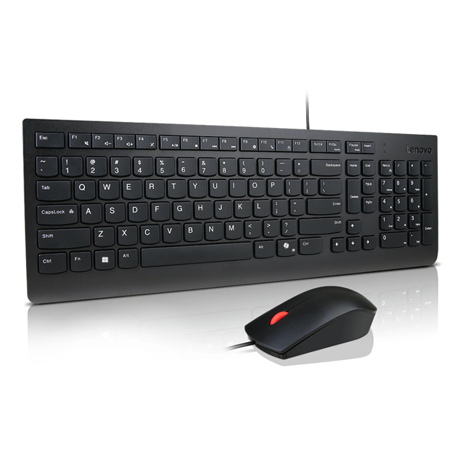 Lenovo 4X31R64411 clavier Souris incluse Universel USB Français Noir
