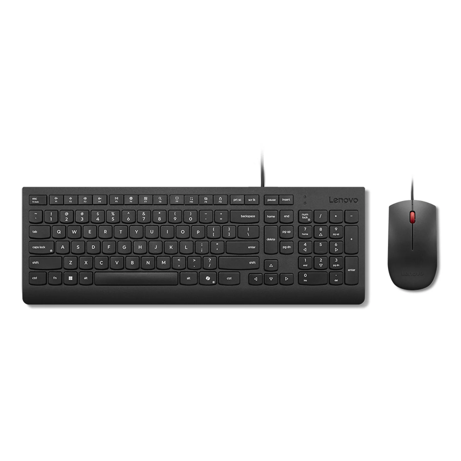 4X31R64414 clavier Souris incluse Universel USB Allemand Noir