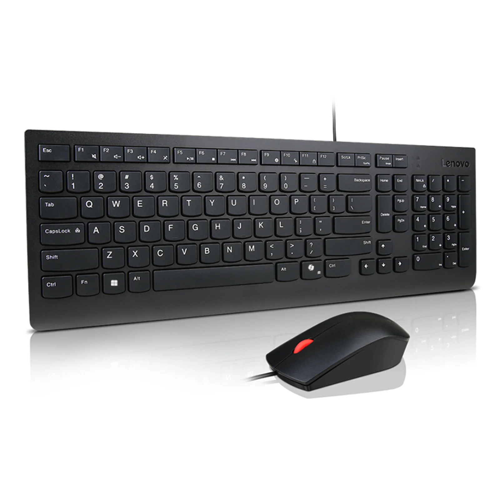 Lenovo 4X31R64414 clavier Souris incluse Universel USB Allemand Noir