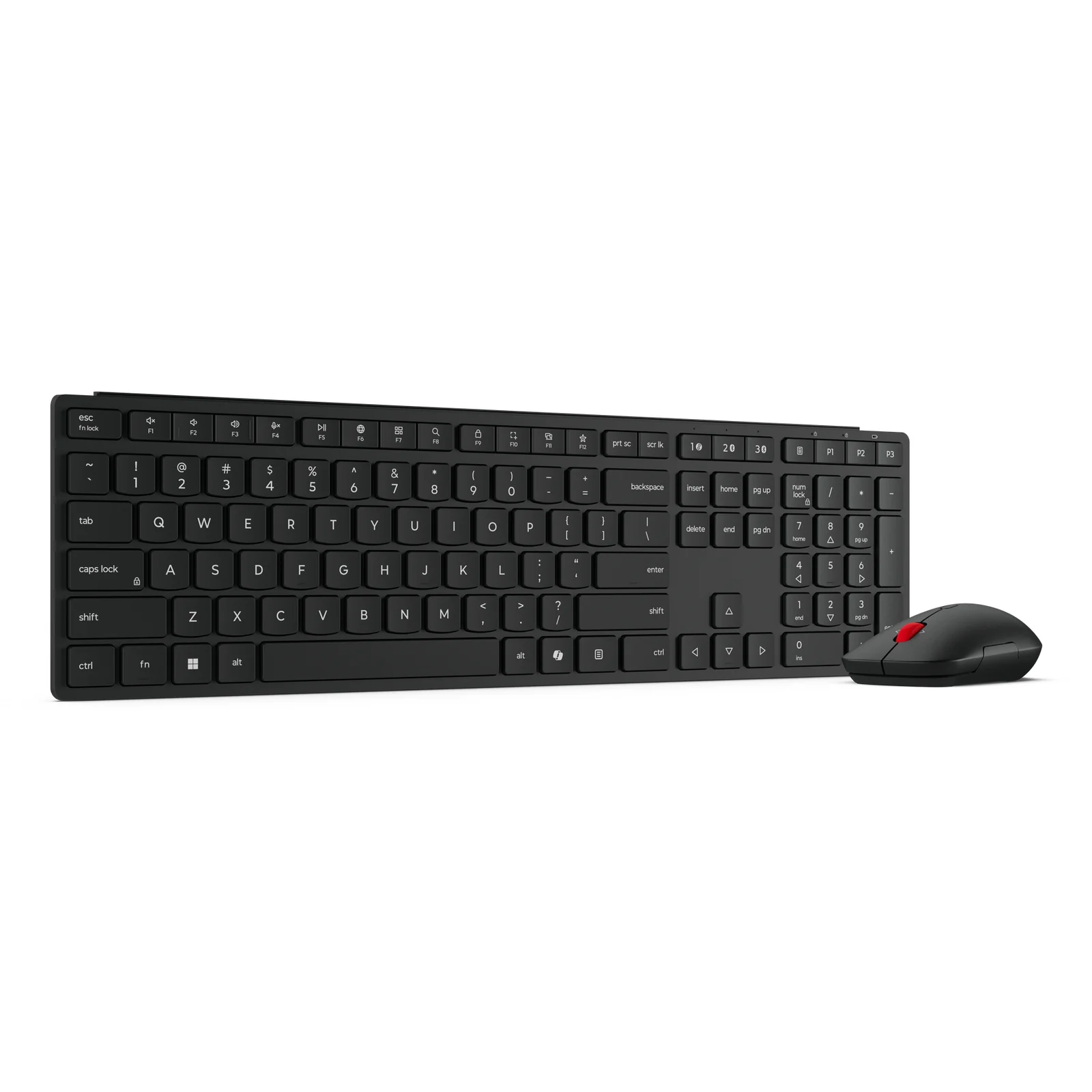 Lenovo 4X31S04810 clavier Souris incluse Bureau RF sans fil + Bluetooth Français Noir