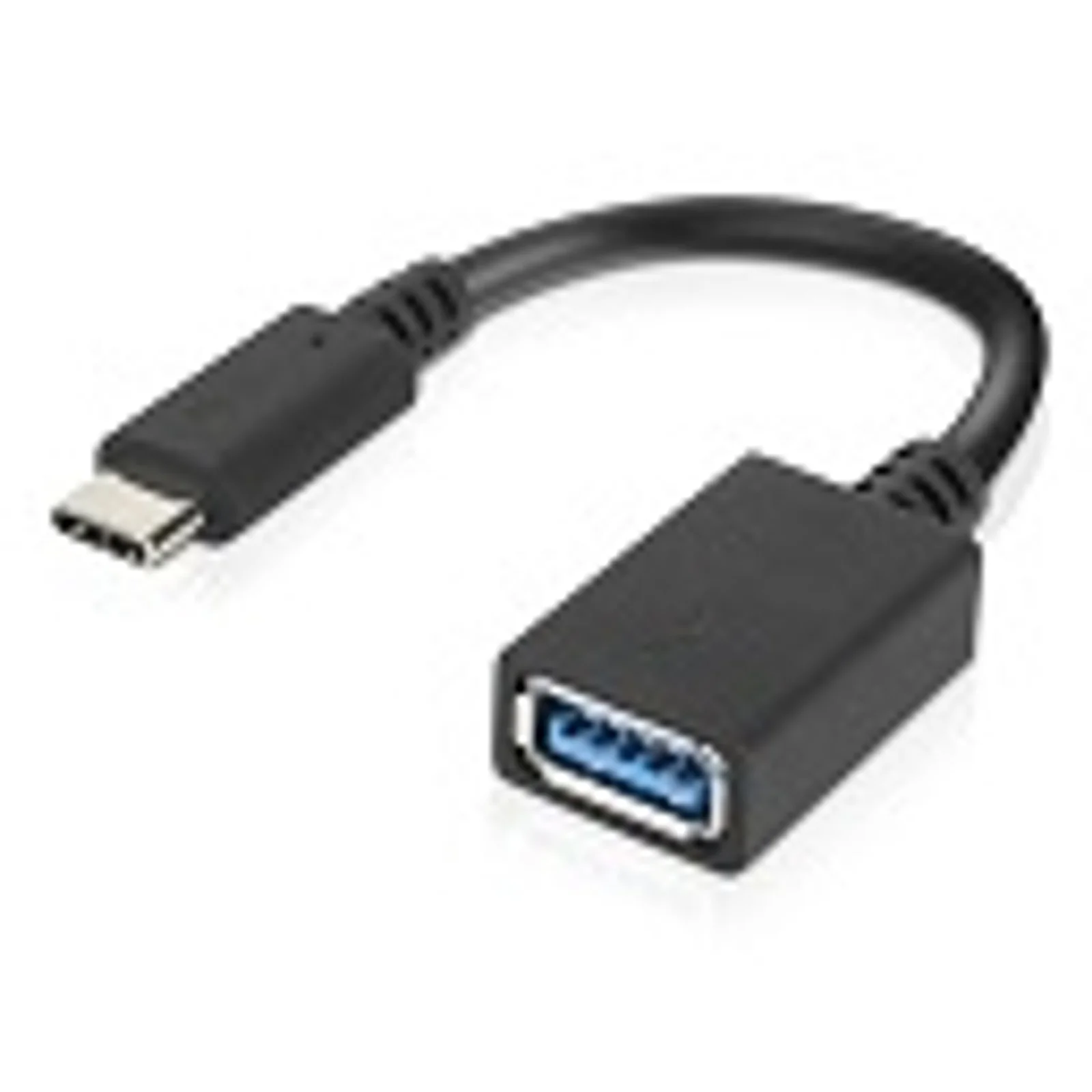 4X90Q59481 câble USB USB 3.2 Gen 1 (3.1 Gen 1) 0,14 m USB C USB A 5 Gbit/s Noir
