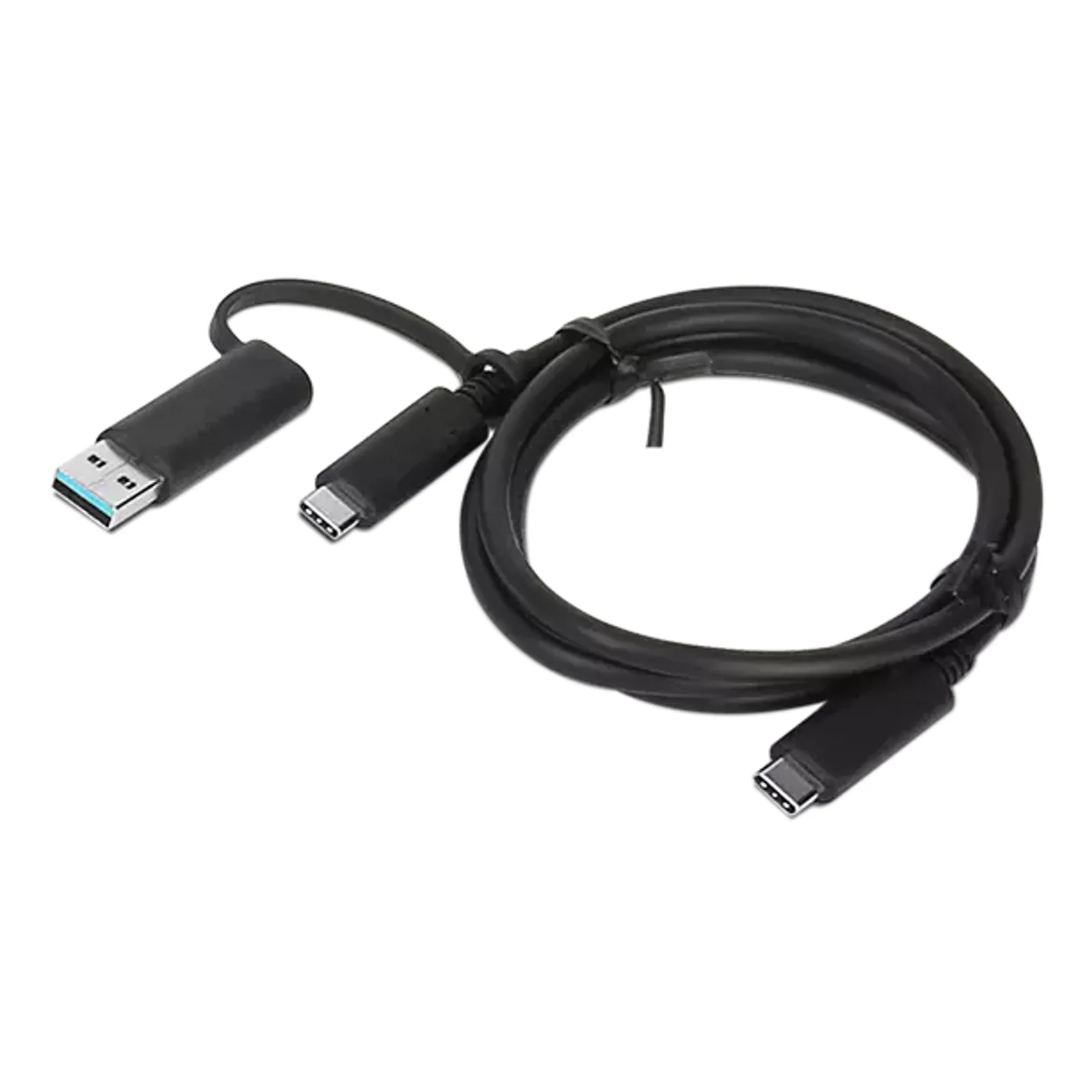 4X90U90618 câble USB USB 3.2 Gen 1 (3.1 Gen 1) 1 m USB A/USB C USB C Noir