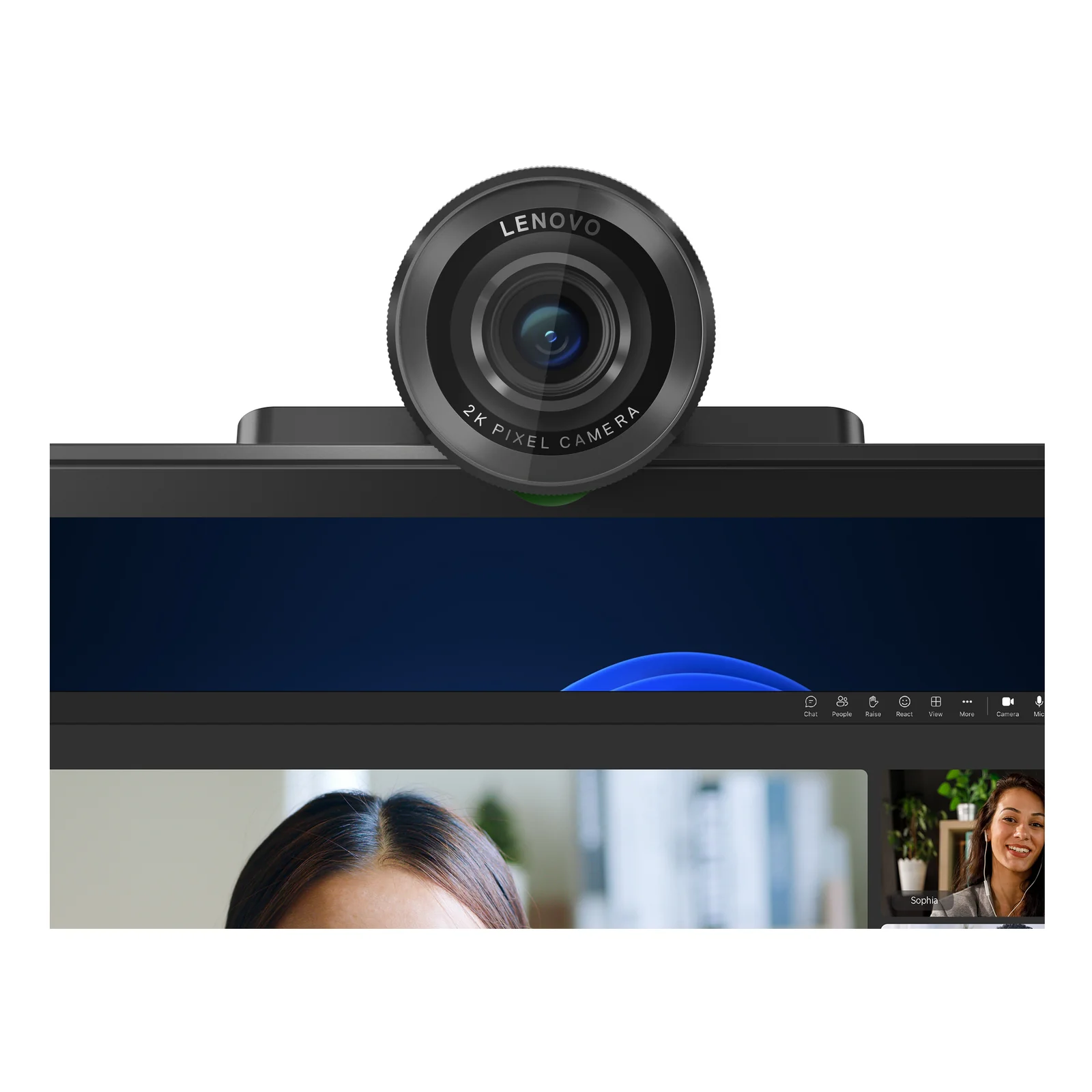 Lenovo 4XC1Q25245 webcam 4 MP 1920 x 1080 pixels USB-C Noir