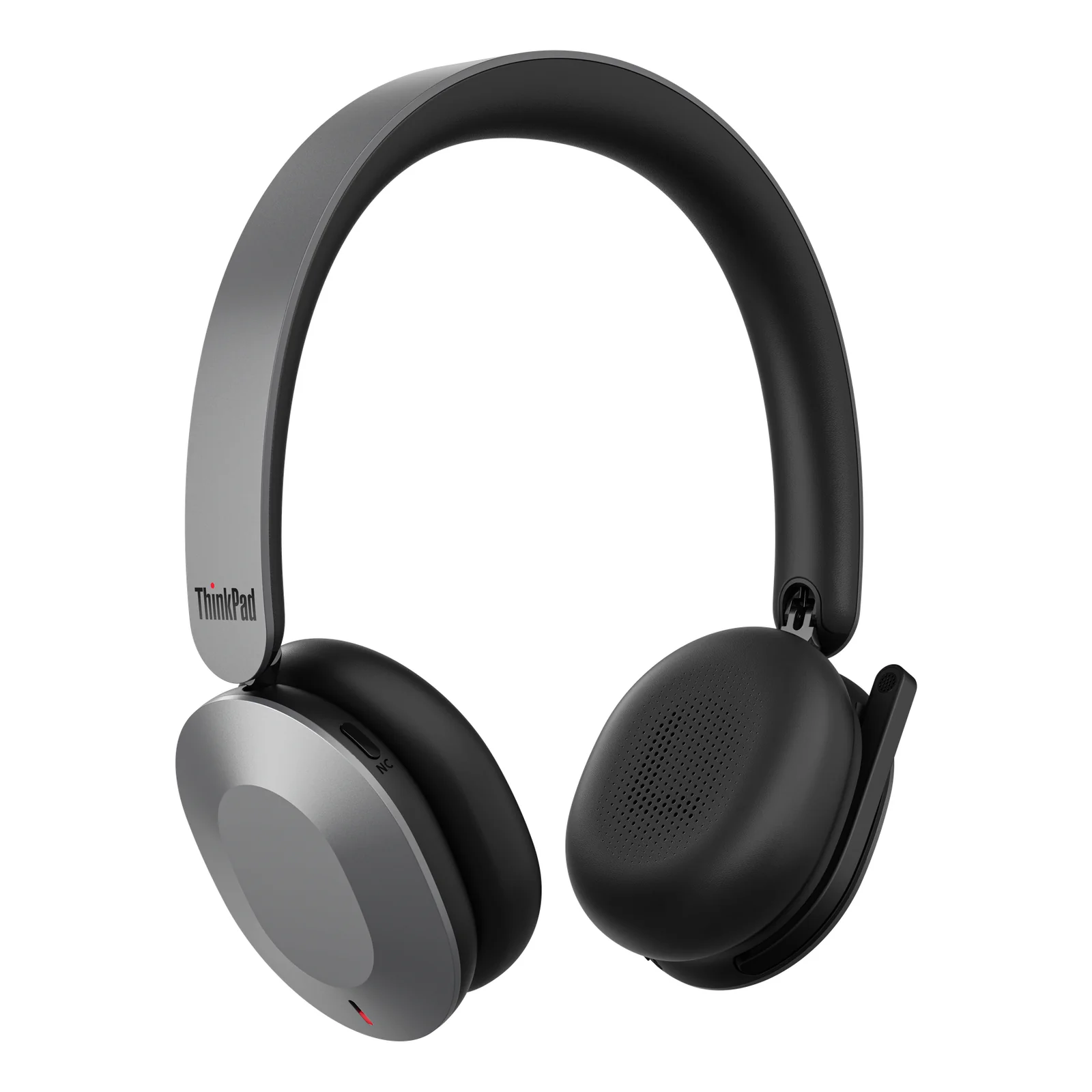 Lenovo 4XD1T60925 casque Sans fil Arceau Bureau/Centre d'appels USB Type-C Bluetooth Gris