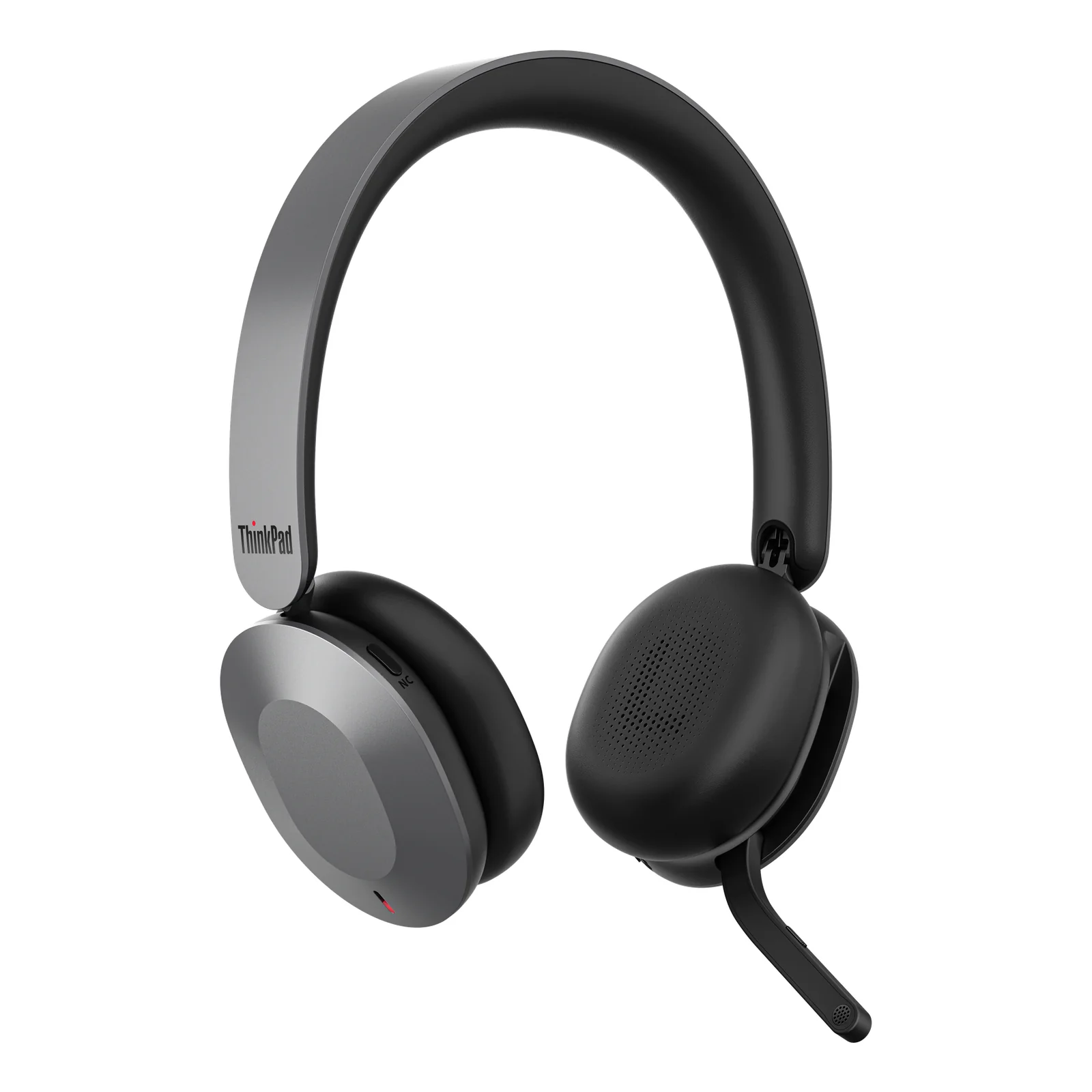 Lenovo 4XD1T60925 casque Sans fil Arceau Bureau/Centre d'appels USB Type-C Bluetooth Gris