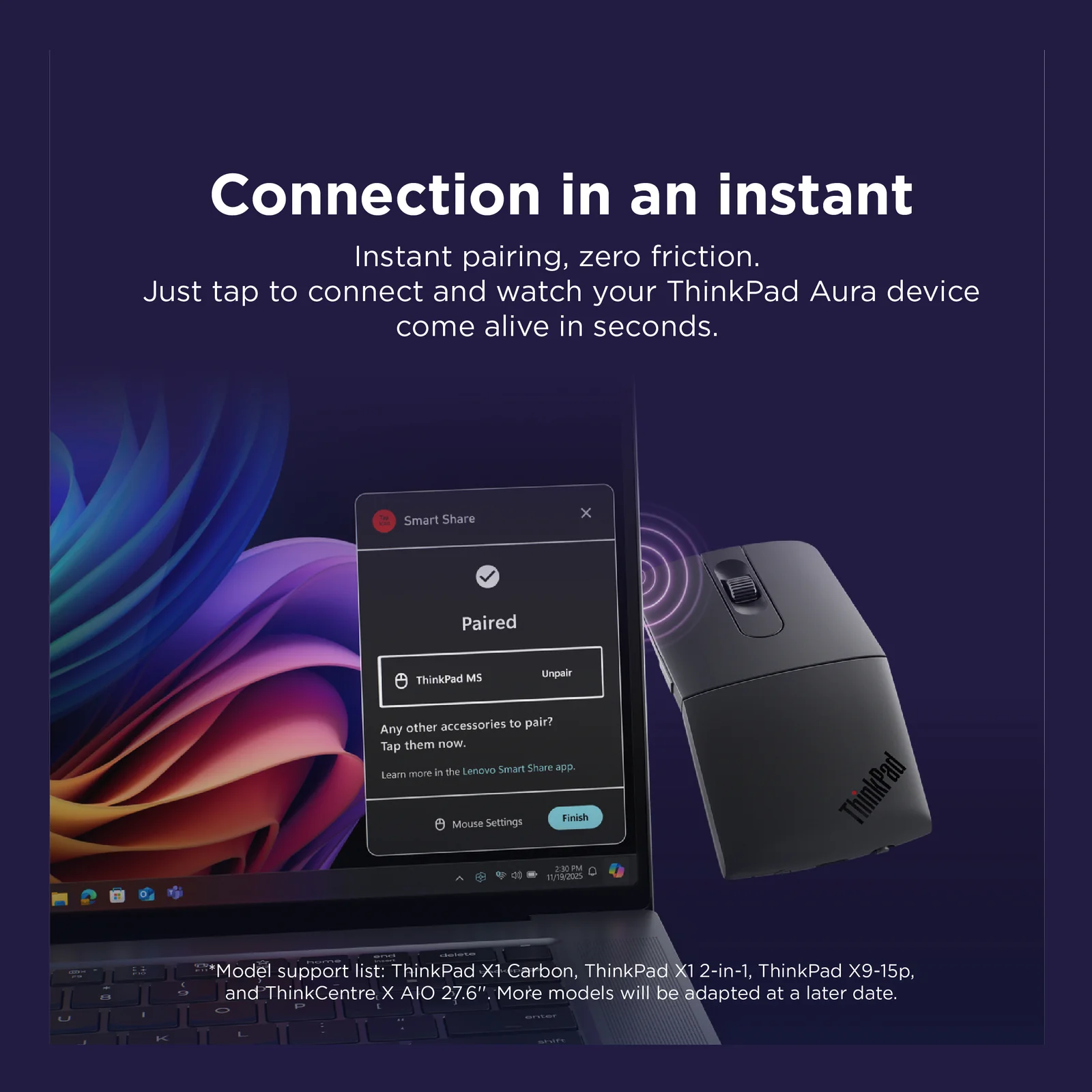 Lenovo 4Y51T62792 souris Universel Ambidextre Bluetooth IR LED 4000 DPI