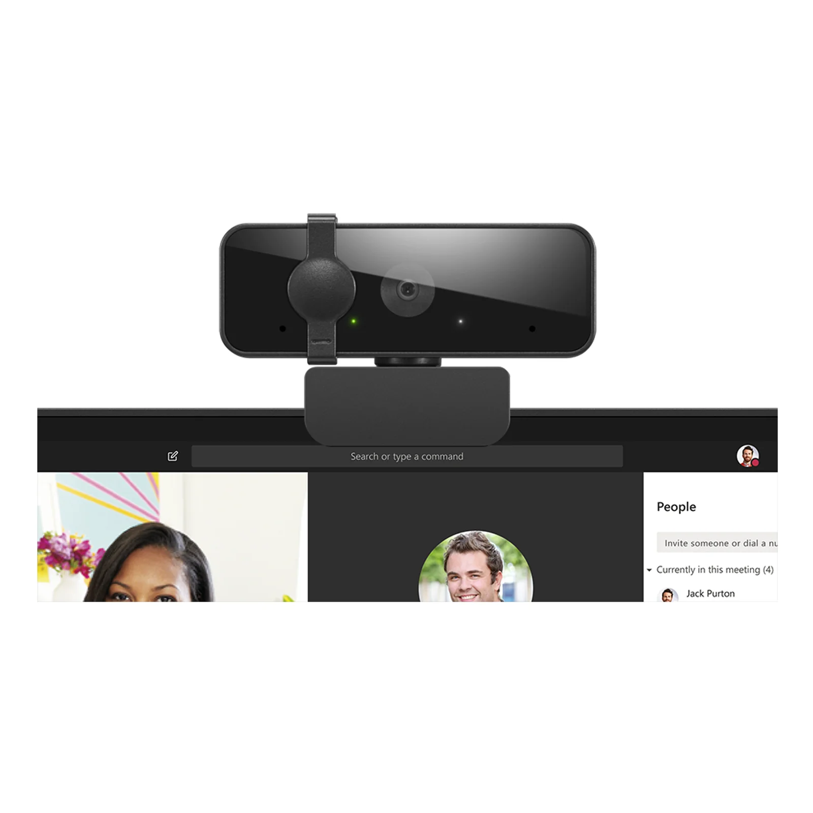 Lenovo Essential FHD Gen2 webcam 1920 x 1080 pixels USB 2.0 Noir
