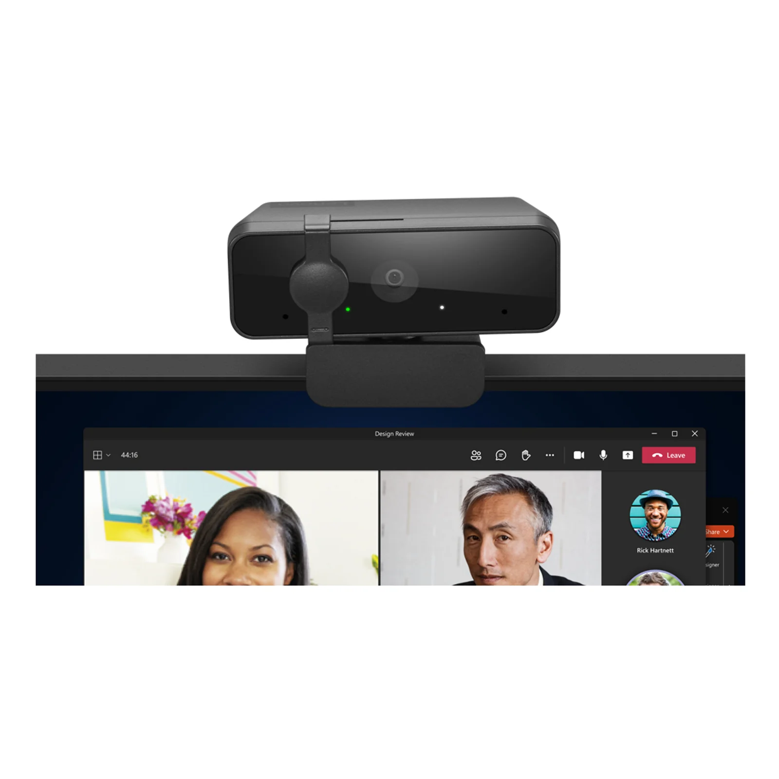 Lenovo Essential FHD Gen2 webcam 1920 x 1080 pixels USB 2.0 Noir